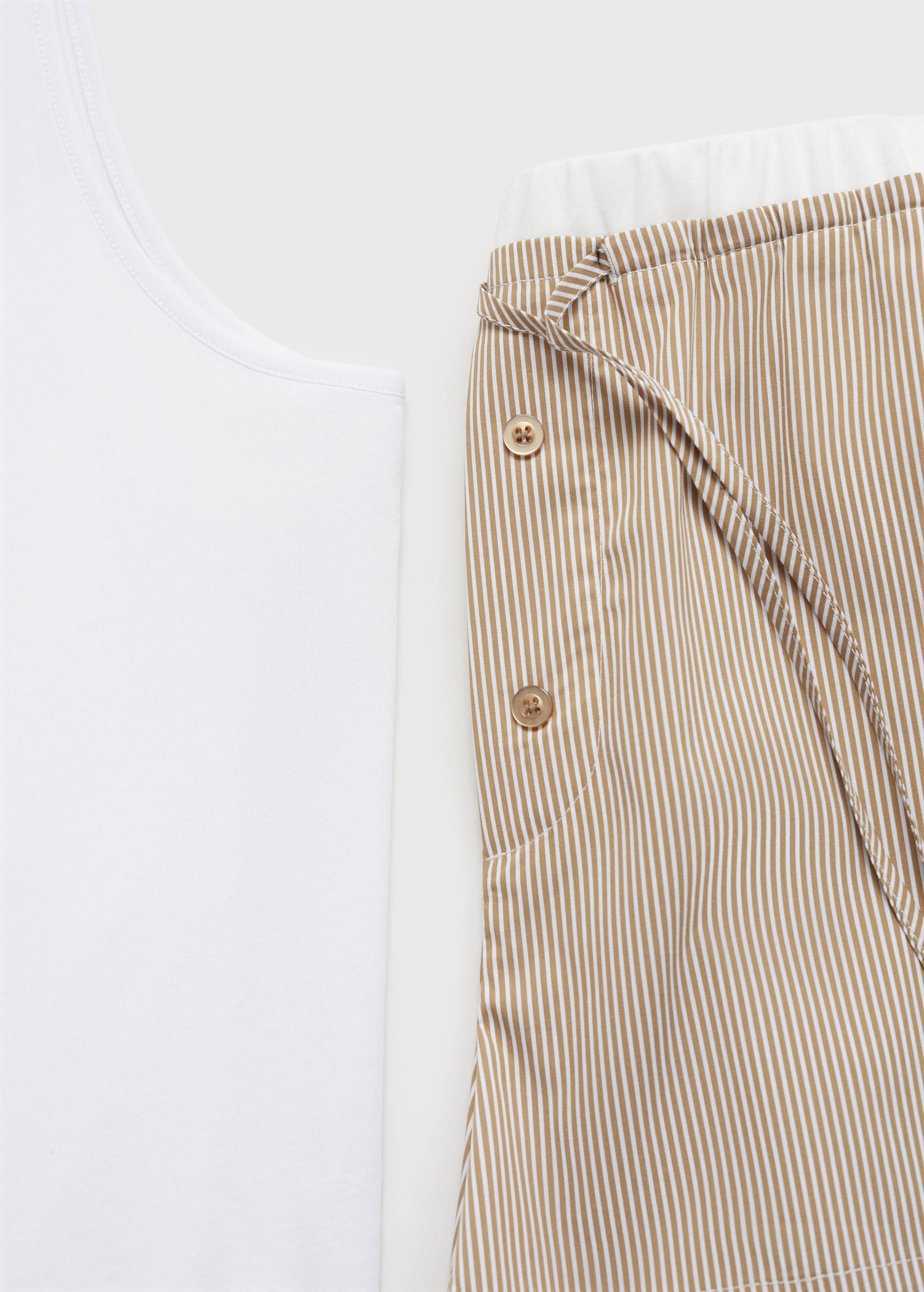 Pyjama top with straps - Details of the article 0