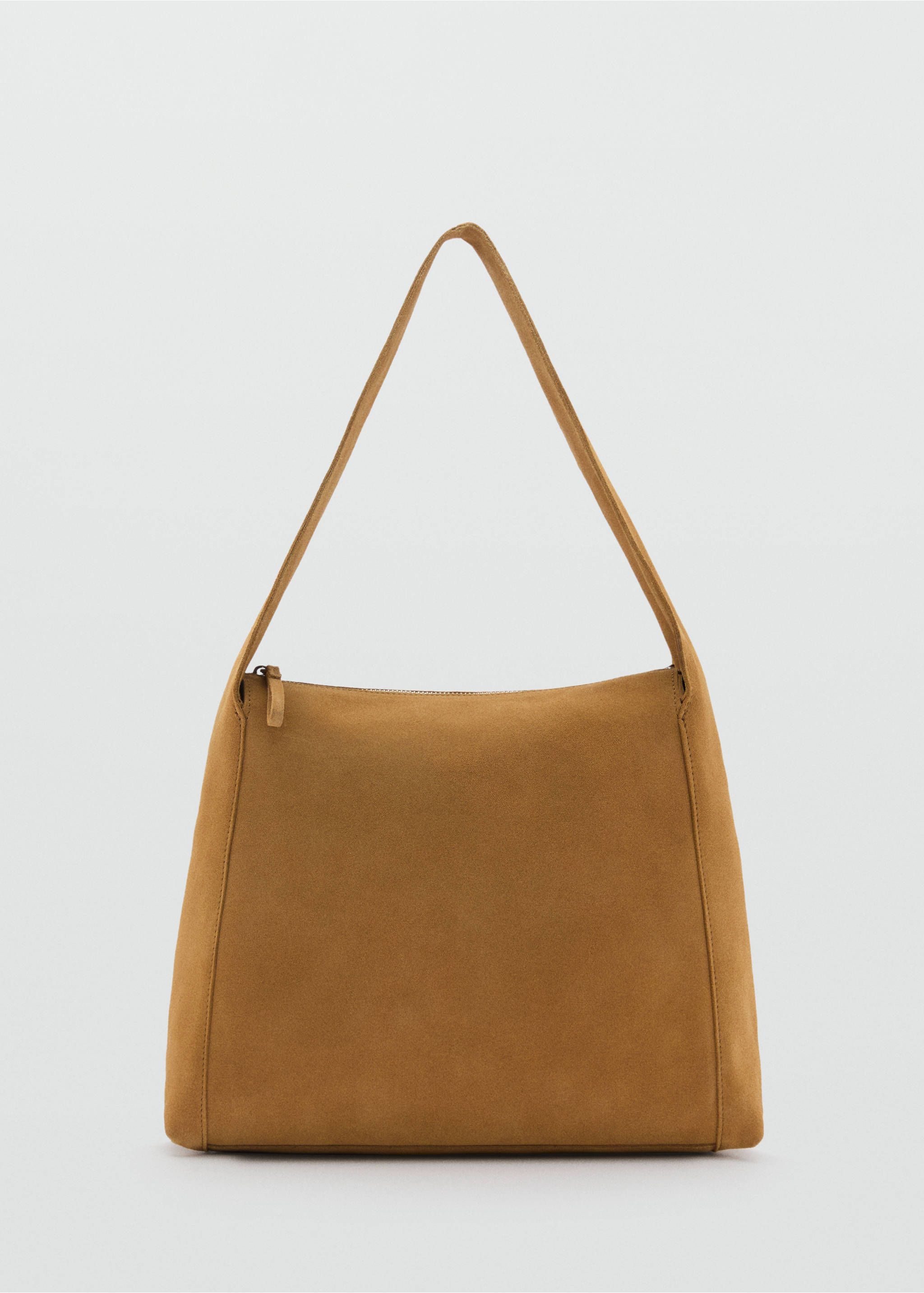 Suède shopper - Artikel zonder model, Middenbruin. Ref: 87072911-00.