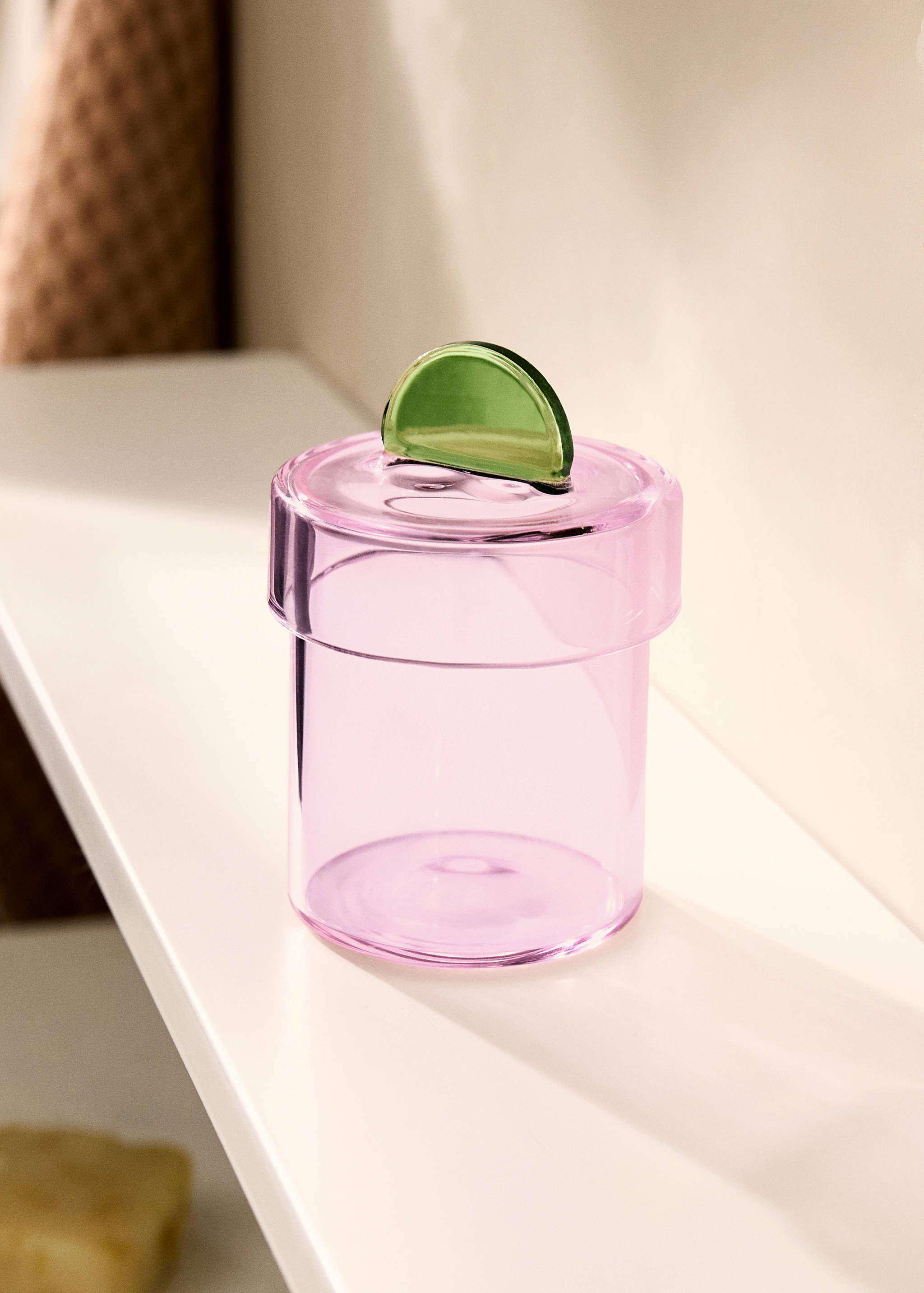 Coloured borosilicate pot - General plane