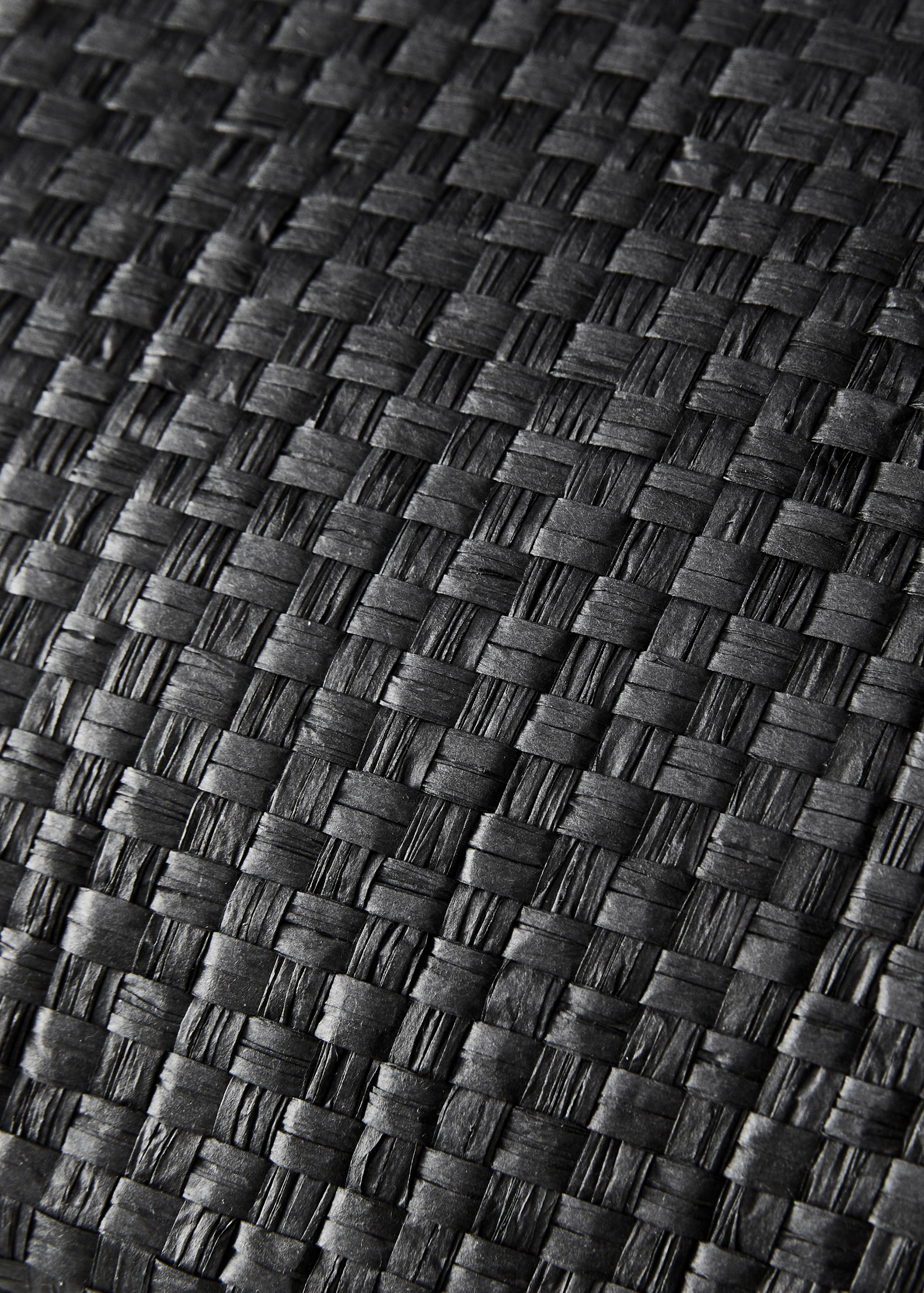 Kissenbezug aus geflochtenem Papier mit Borte, 30 x 50 cm - Detail des Artikels 3