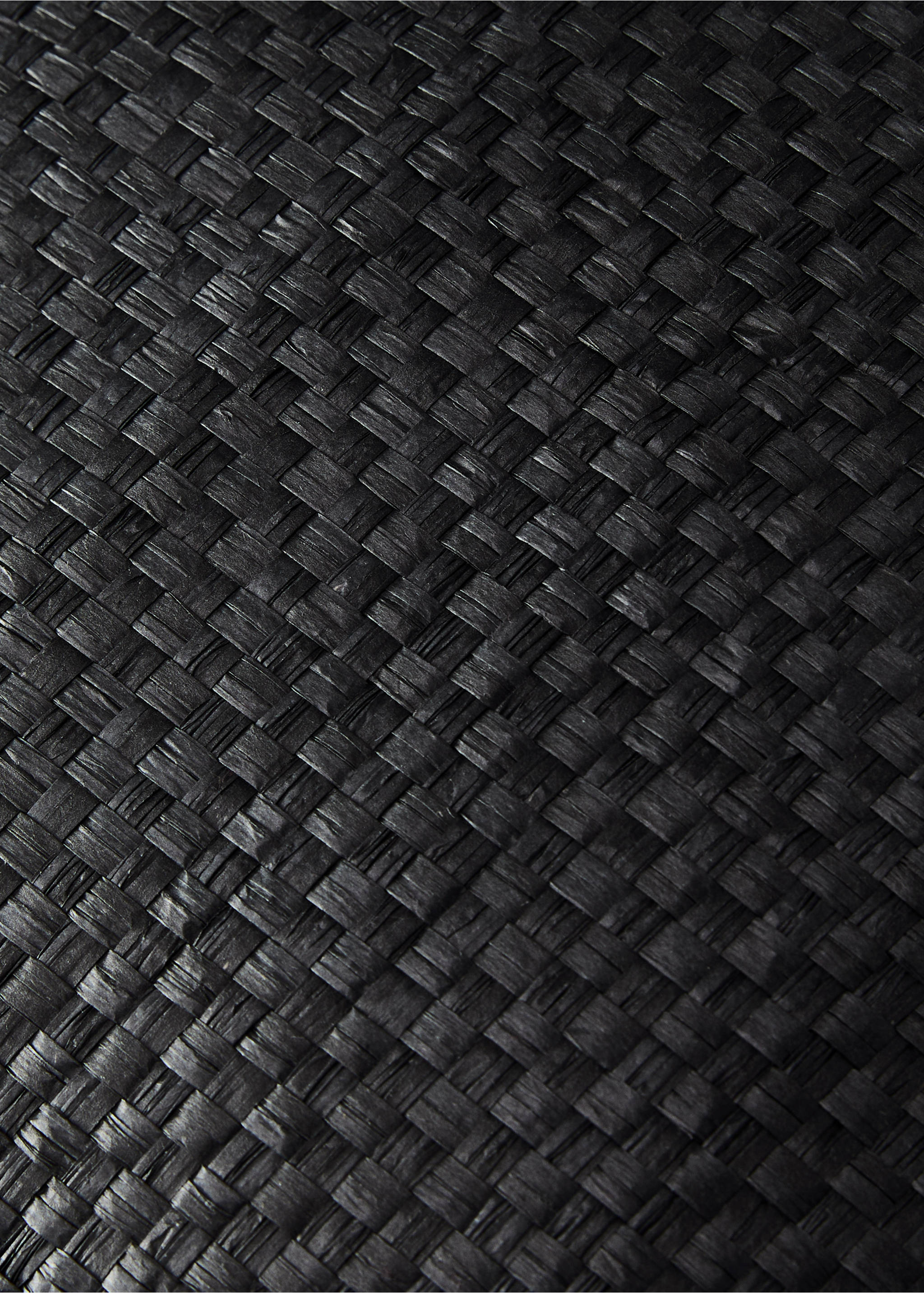 Fonott pöndörödő papír párnahuzat, 45 x 45 cm - A termék adatai 2, Fekete. Ref: 87072921-00.