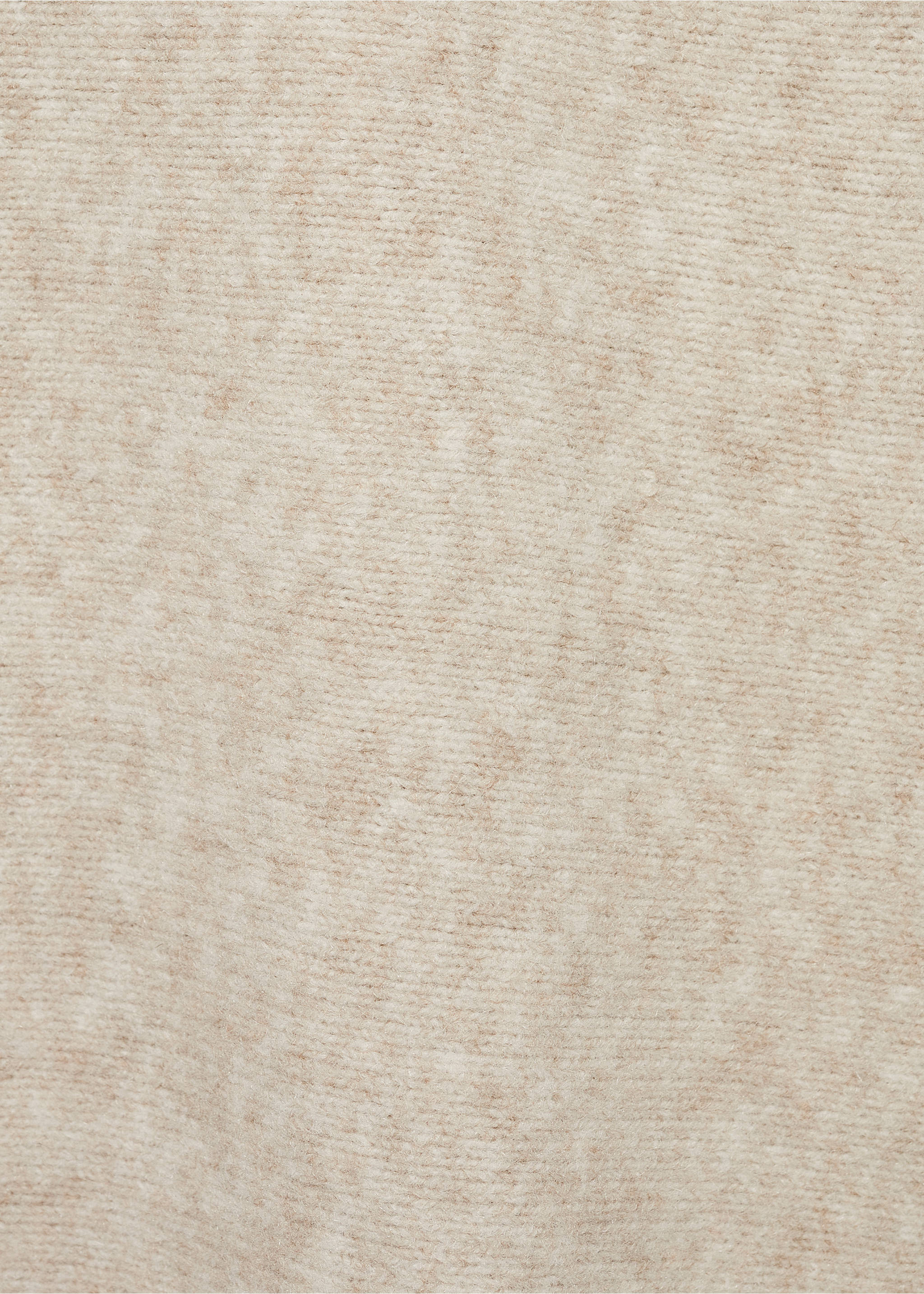 Long knitted skirt - Details of the article 0, Beige. Ref: 87072925-00.