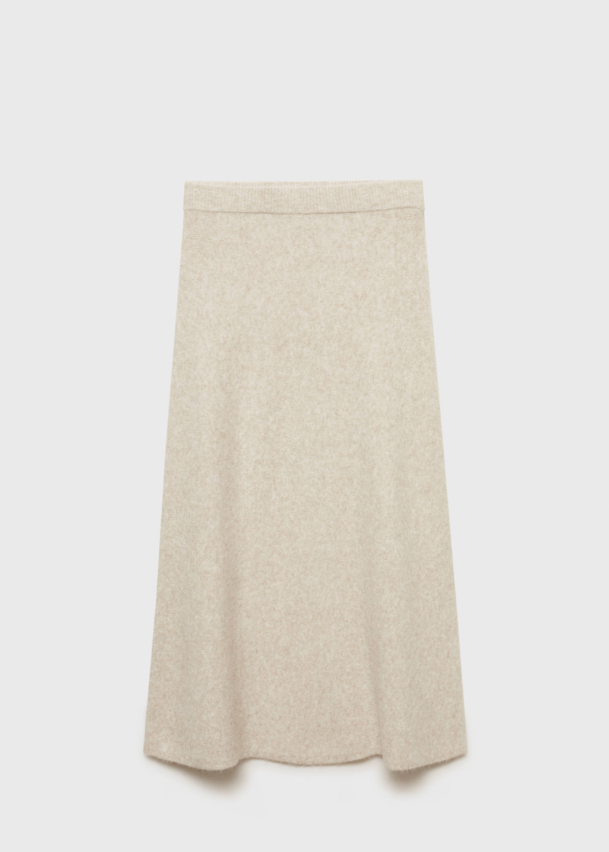 Long knitted skirt - Article without model