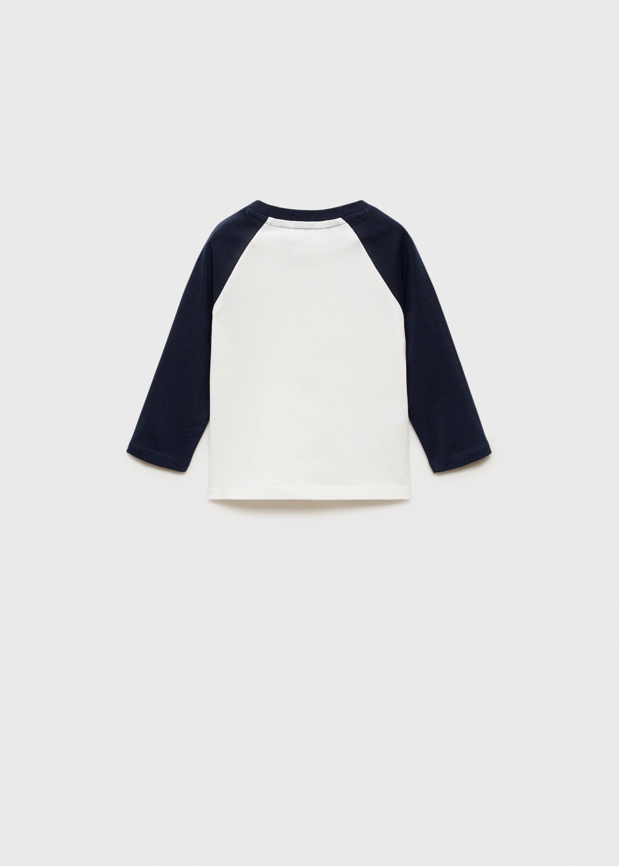 Bedrukt katoenen T-shirt - Achterkant van het artikel