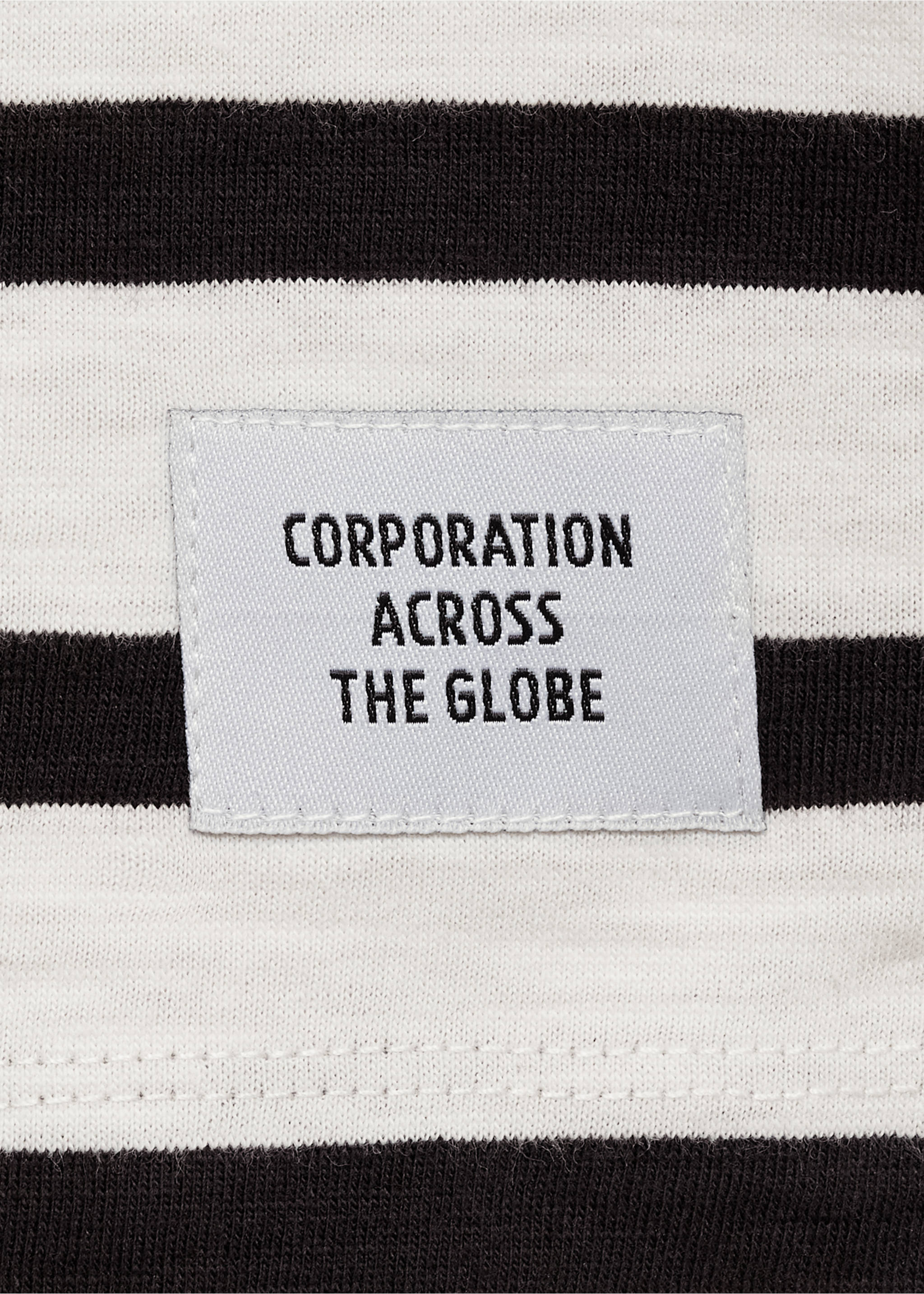 Koszulka w paski z długiem rękawem - Szczegóły artykułu 8, Czarny. Ref: 87073275-00.