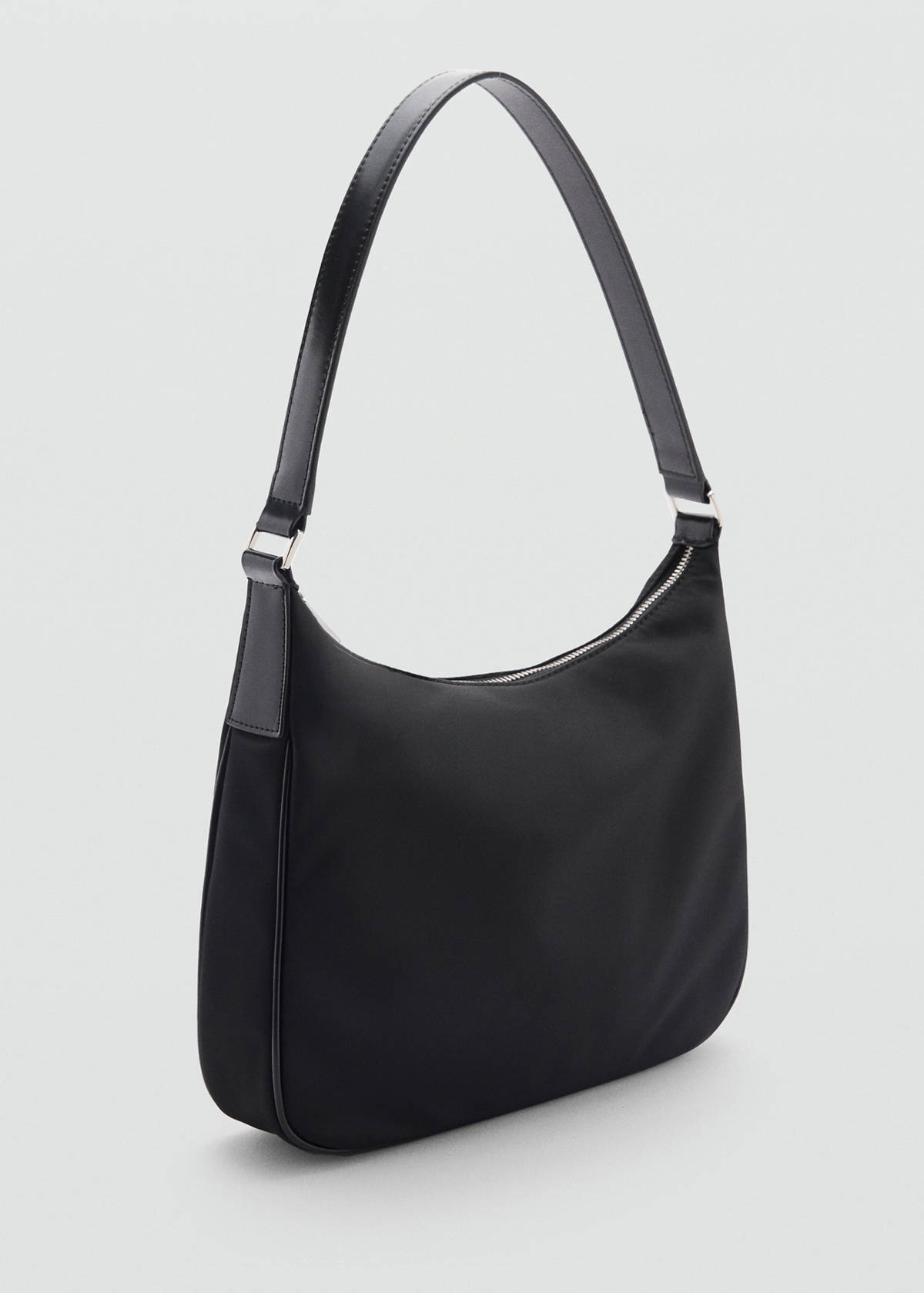 Medium nylon shoulder bag