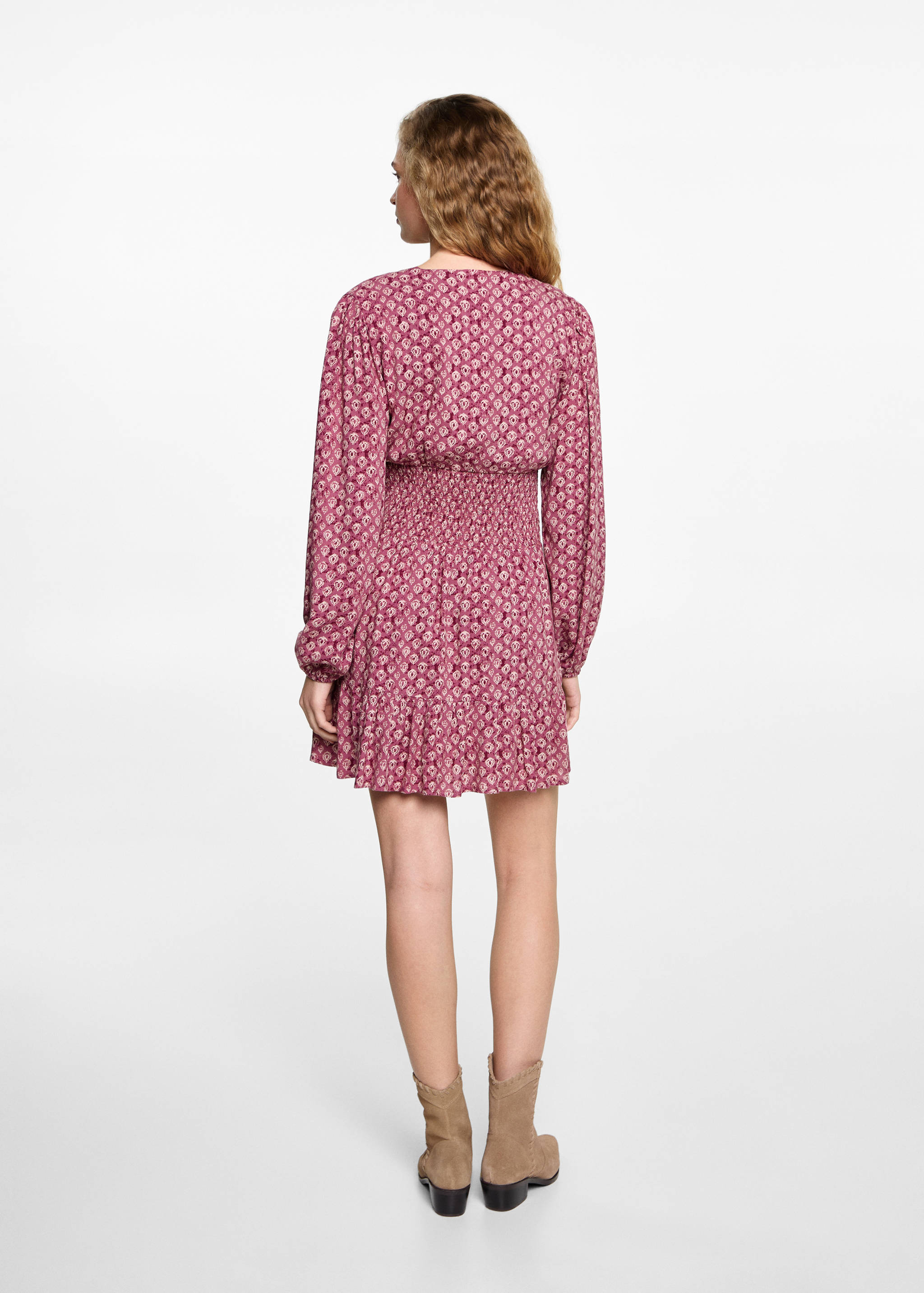 Kurzes Printkleid - Rückseite des Artikels