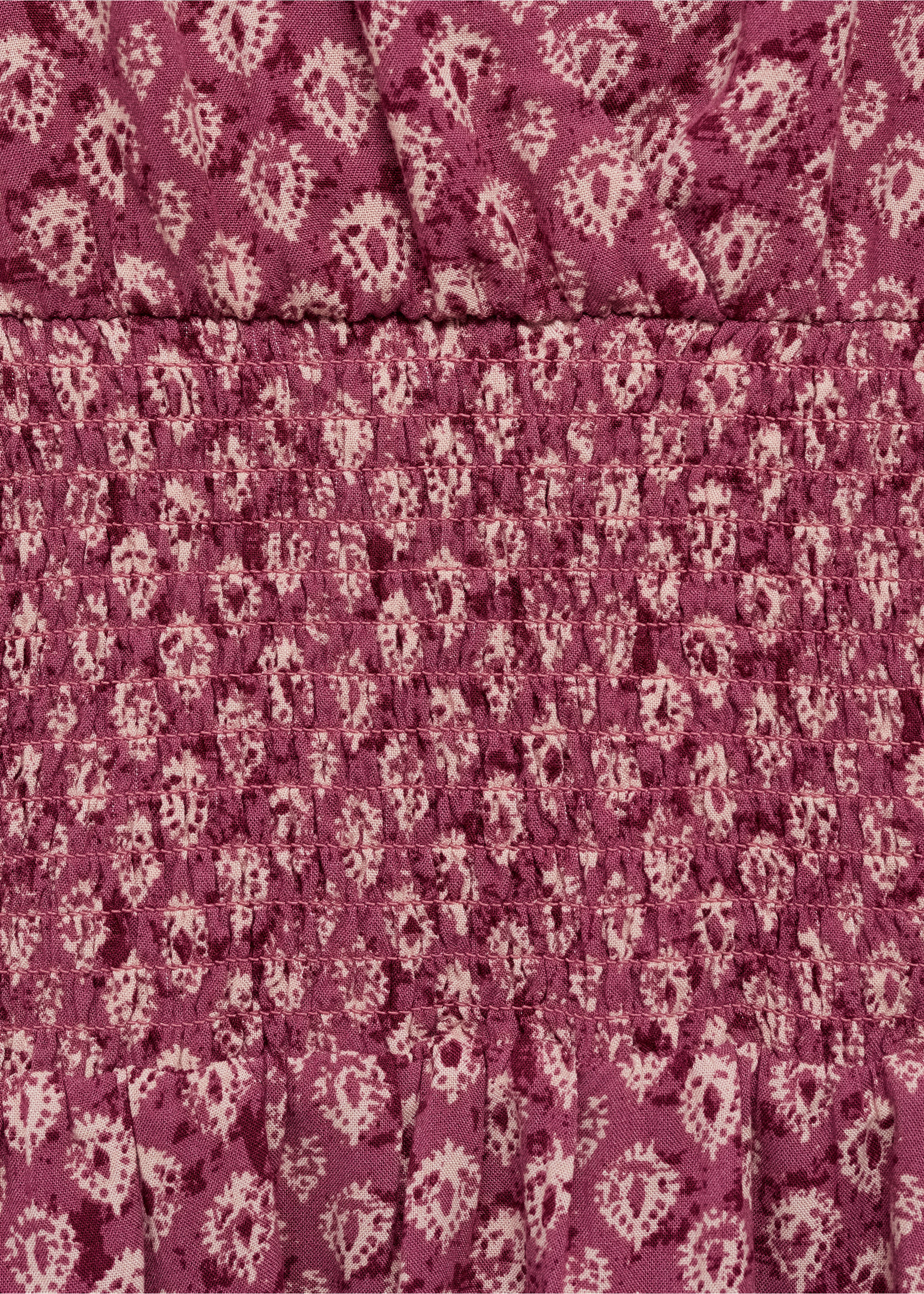 Kurzes Printkleid - Detail des Artikels 0, Granatrot. Ref: 87073278-00.