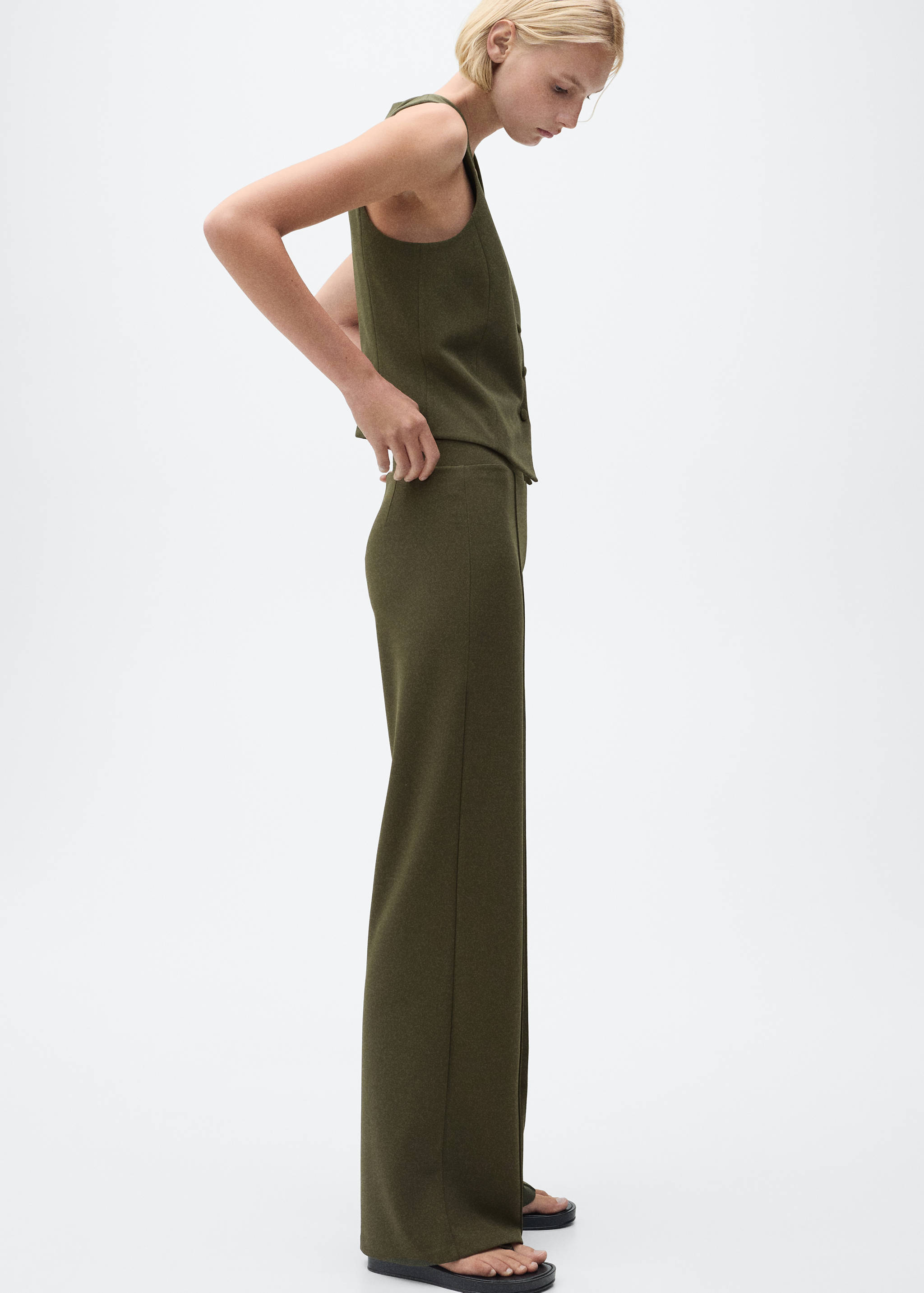 Pantaloni dritti maglia - Dettaglio dell'articolo 2