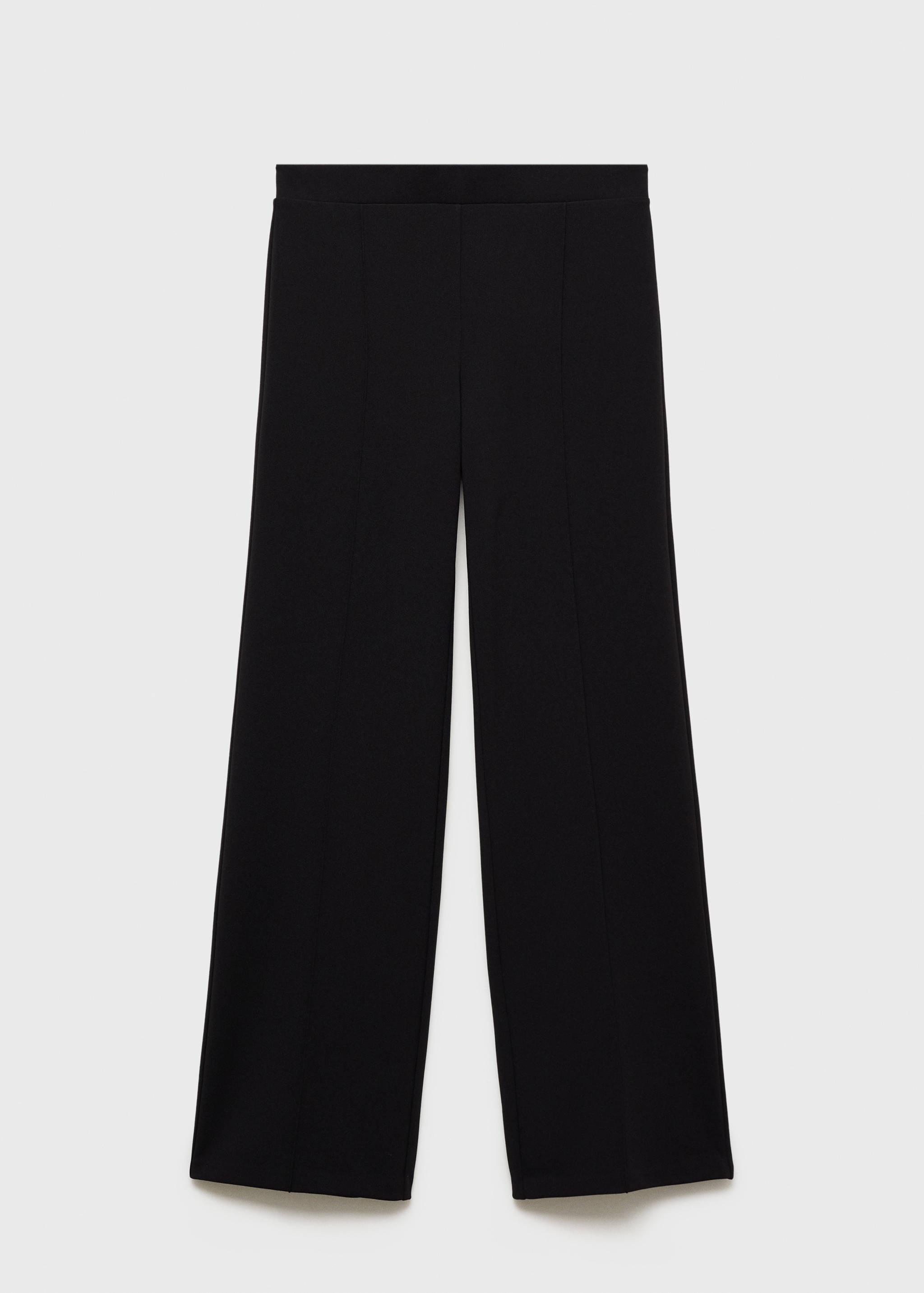 Straight knitted trousers - Article without model