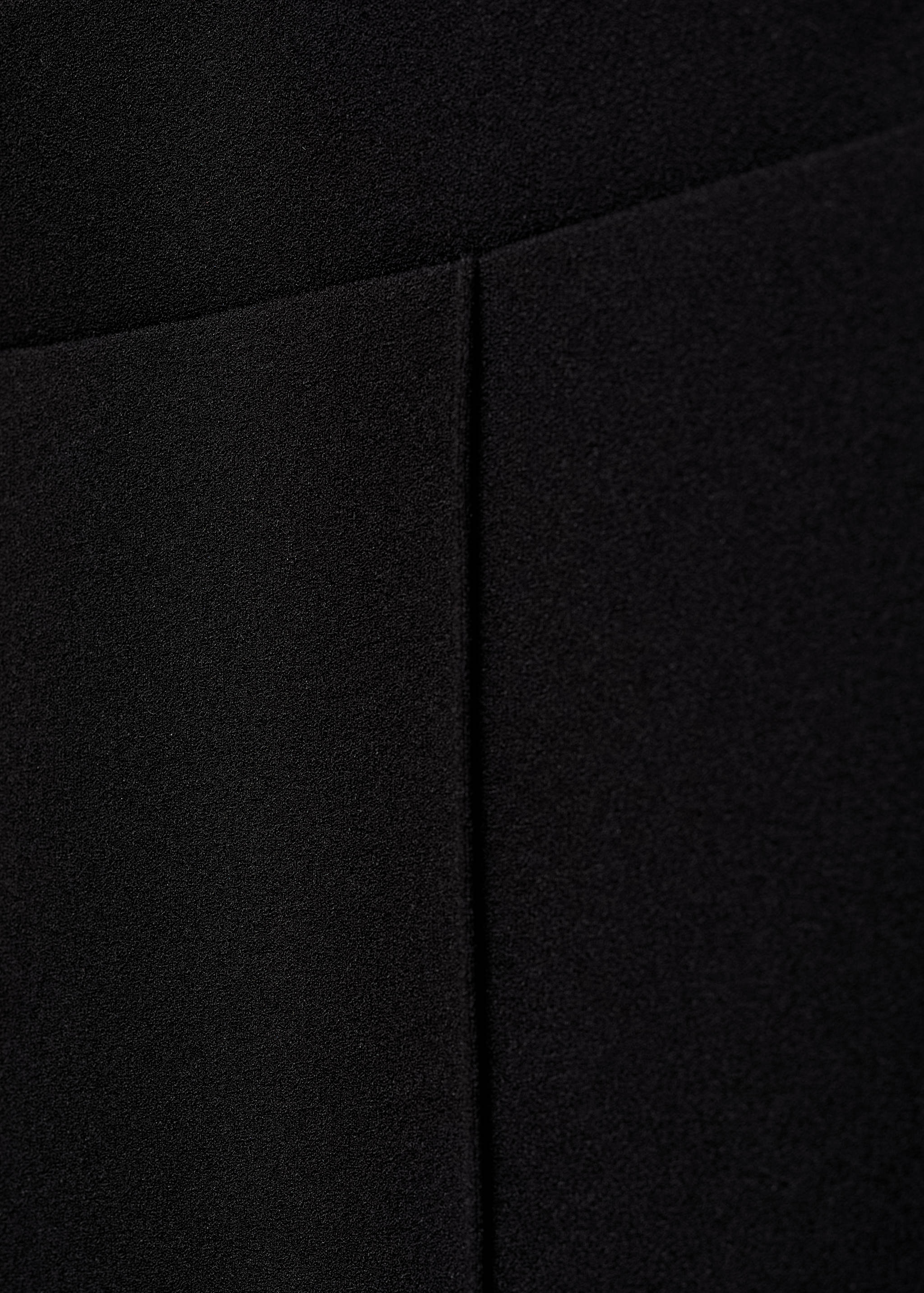 Straight knitted trousers - Details of the article 0