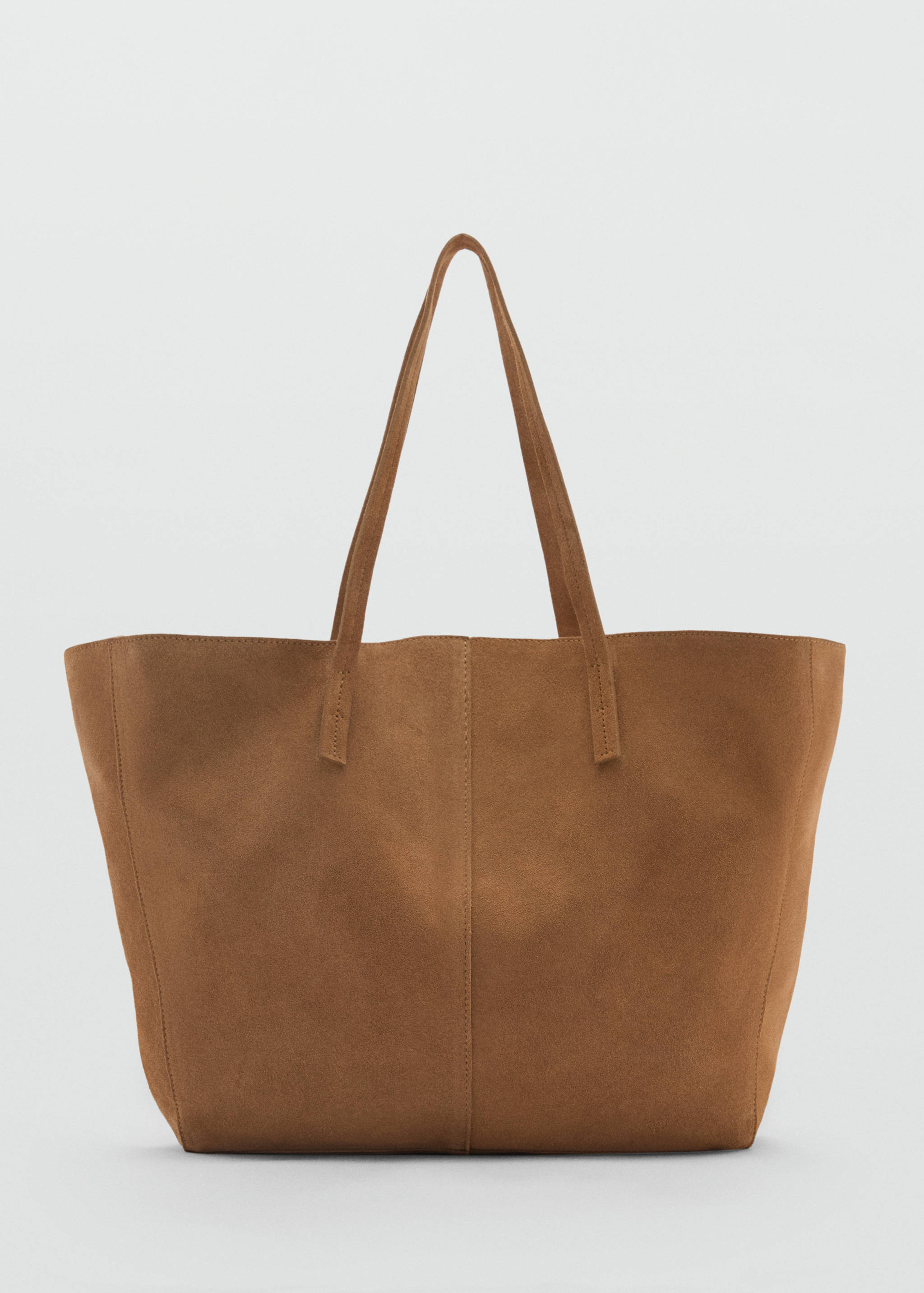 Suede shopper bag - Article without model