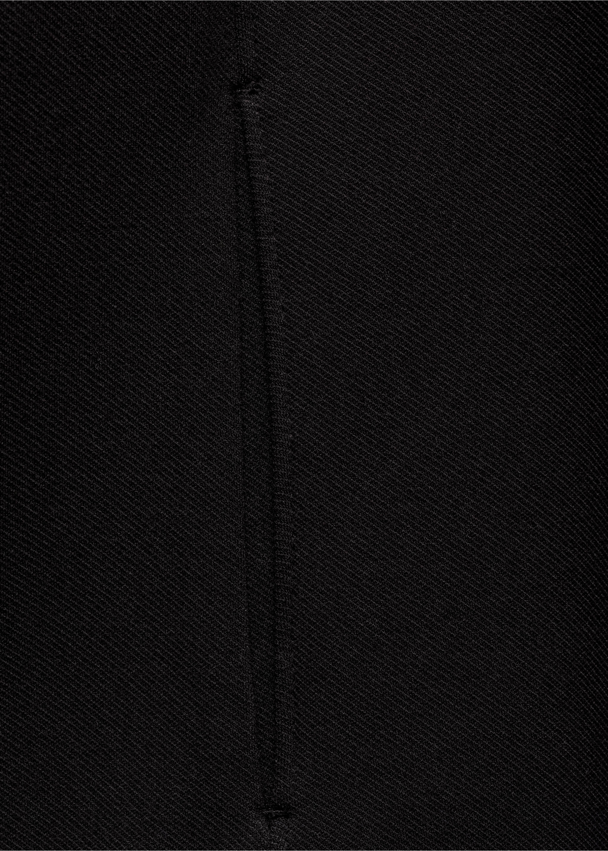 Zipper fitted jacket - Details of the article 0, Black. Ref: 87073284-00.