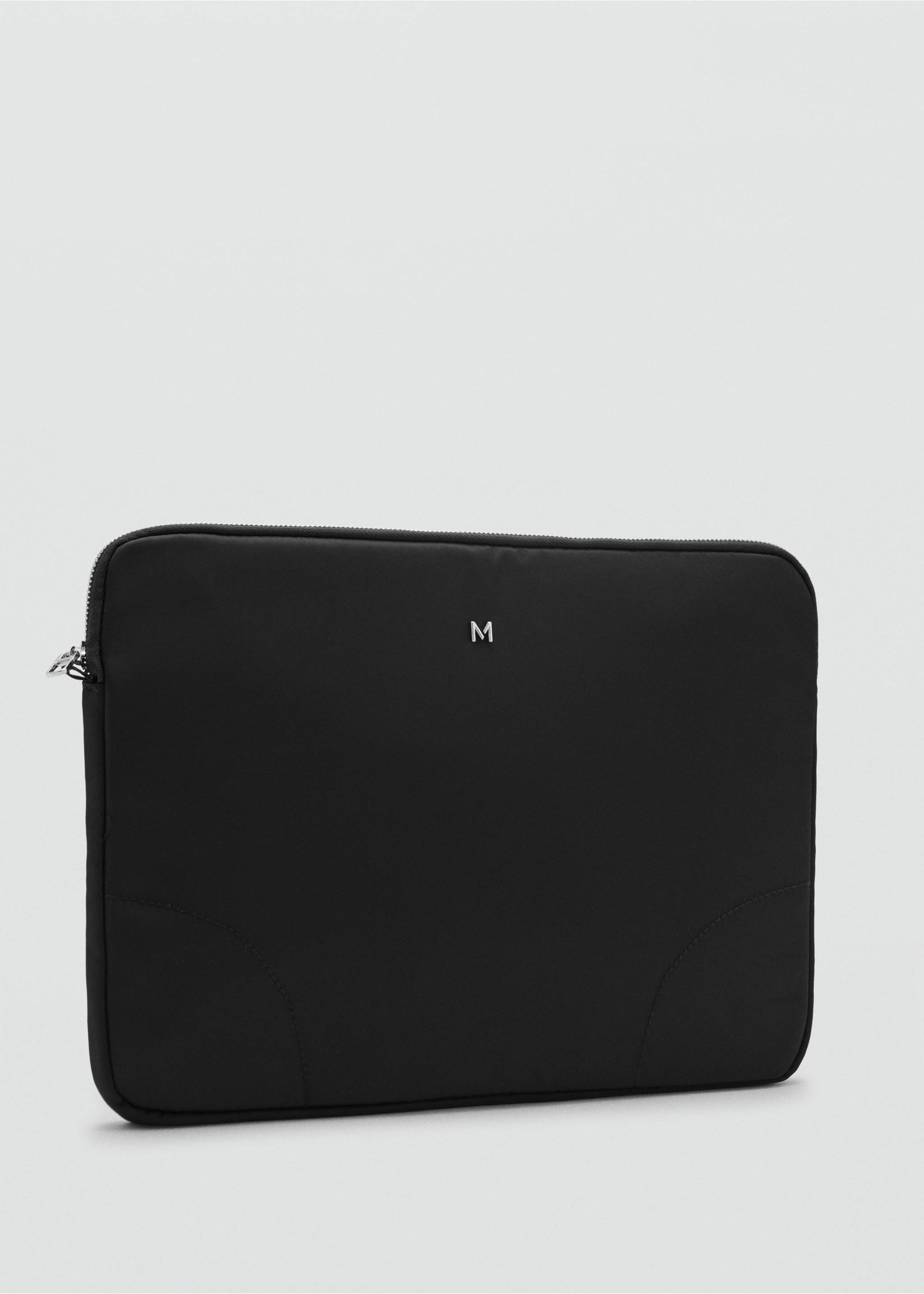 Nylon laptop case - Medium plane, Black. Ref: 87073285-00.