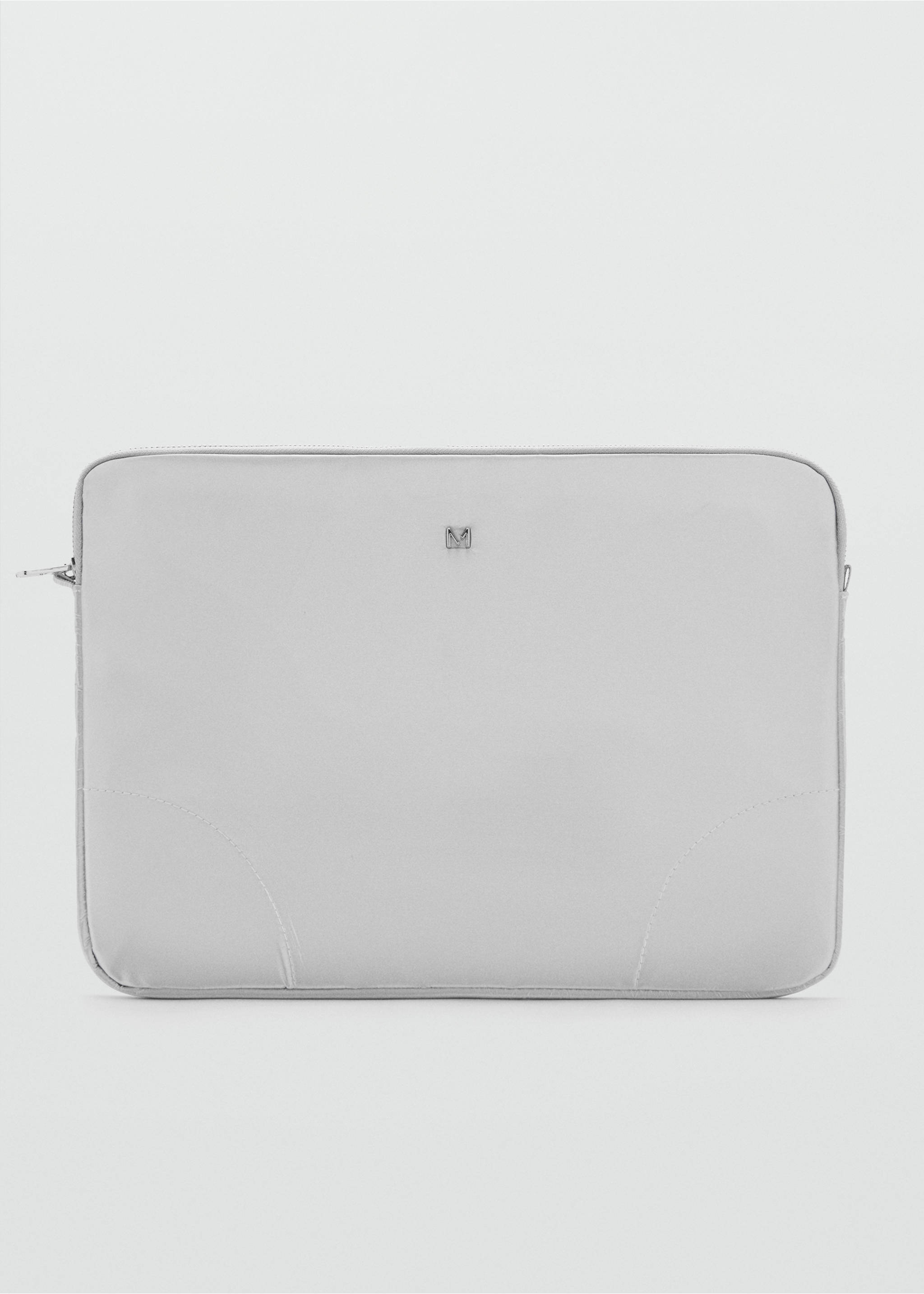 Nylon laptop case - Article without model, Silver. Ref: 87073285-00.