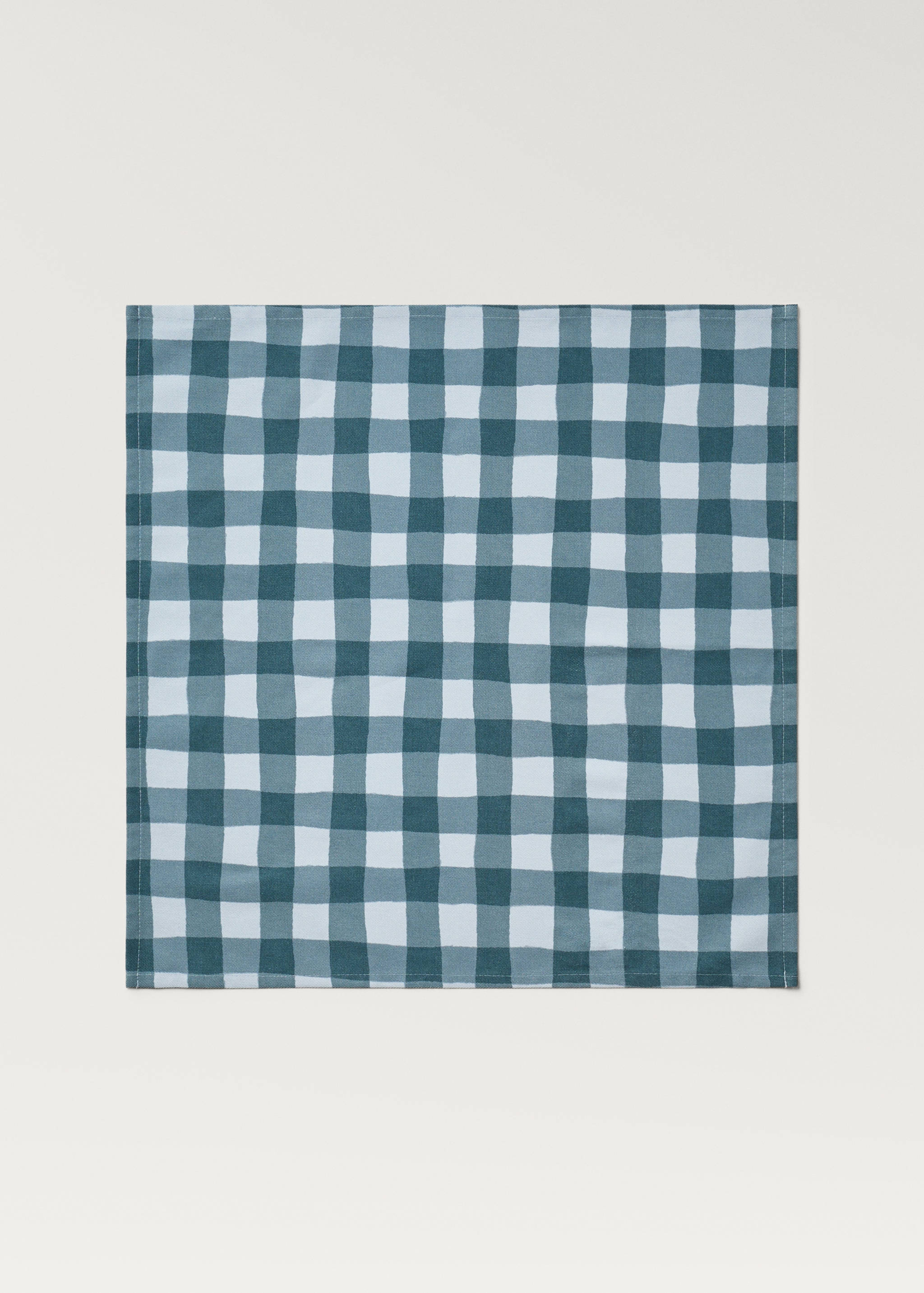 Baumwollservietten mit Karomuster - Artikel ohne Model