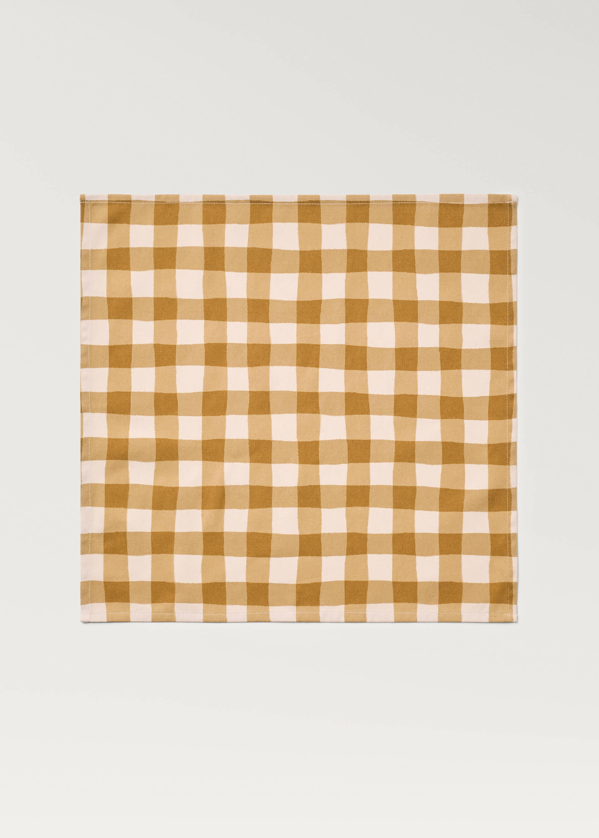 Baumwollservietten mit Karomuster - Artikel ohne Model