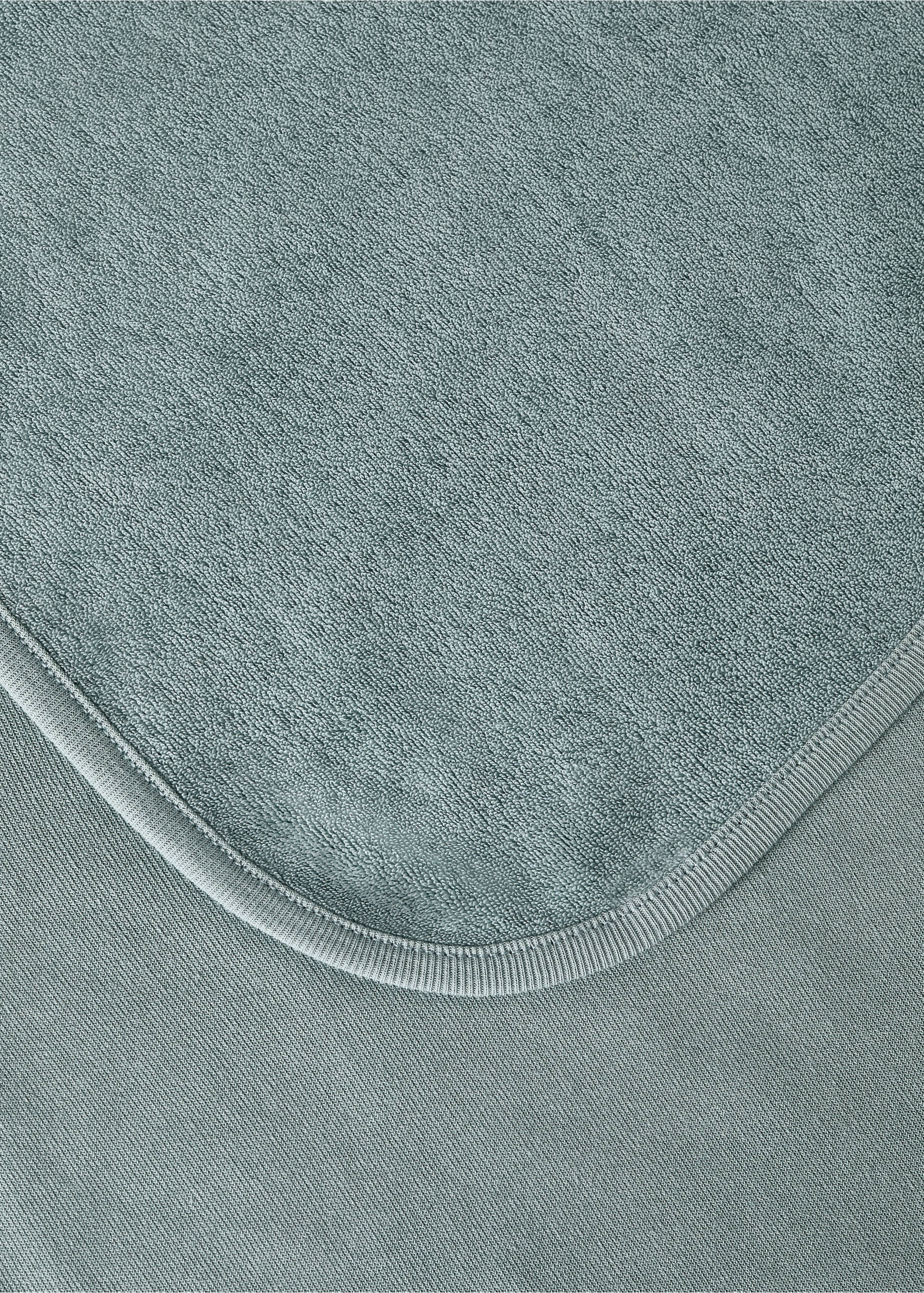 Terry baby blanket - Details of the article 2, Mint Green. Ref: 87073302-00.