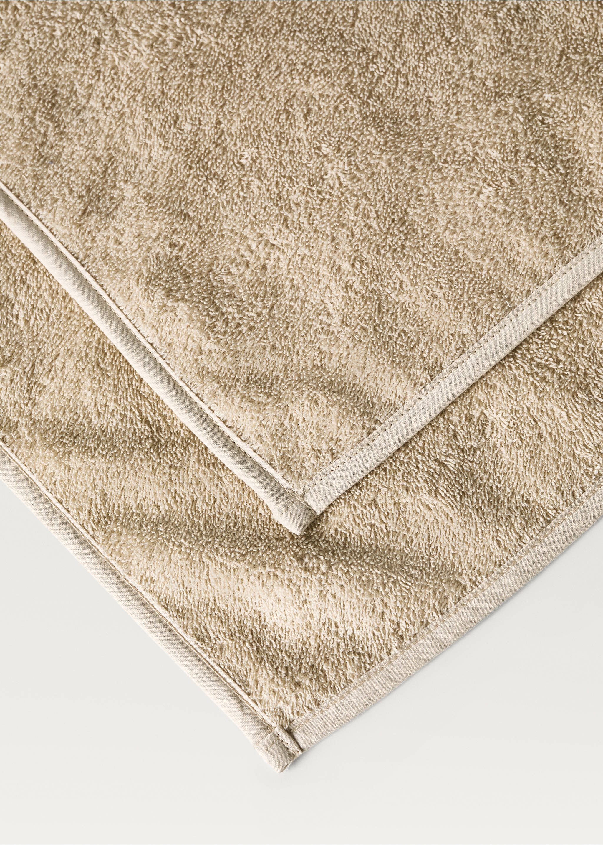 Children's terry towel bath poncho - Details of the article 4, Beige. Ref: 87073308-00.