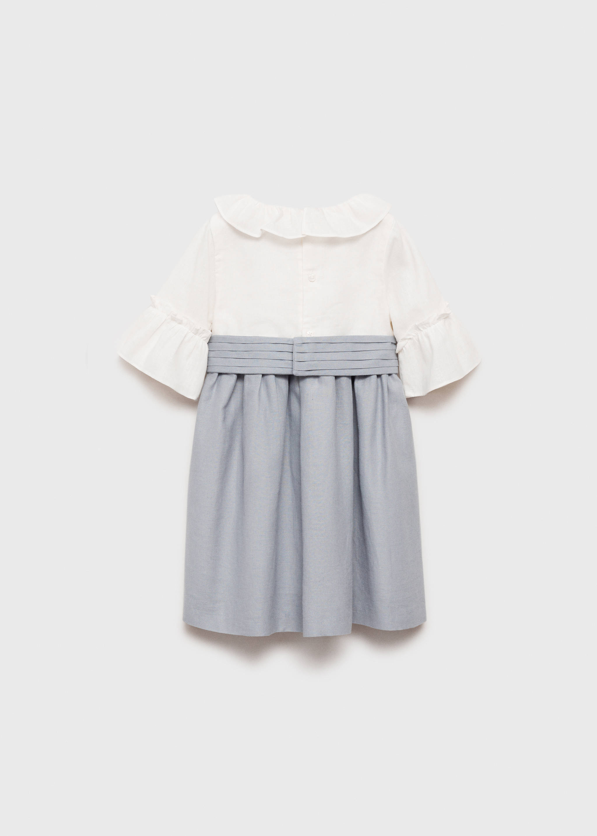 Kleid mit Kontrastrock - Rückseite des Artikels