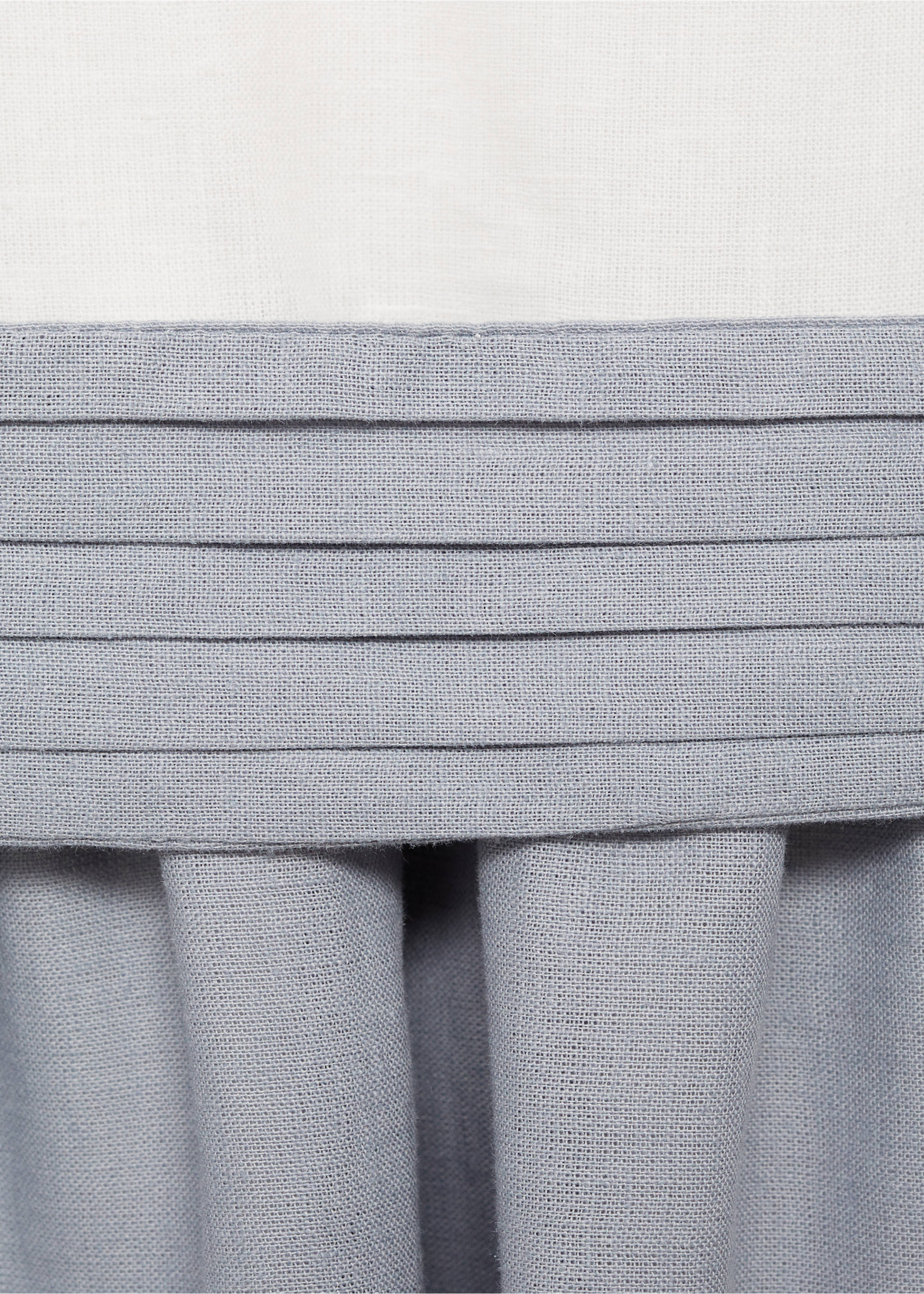 Kleid mit Kontrastrock - Detail des Artikels 8, Weiß. Ref: 87073633-00.