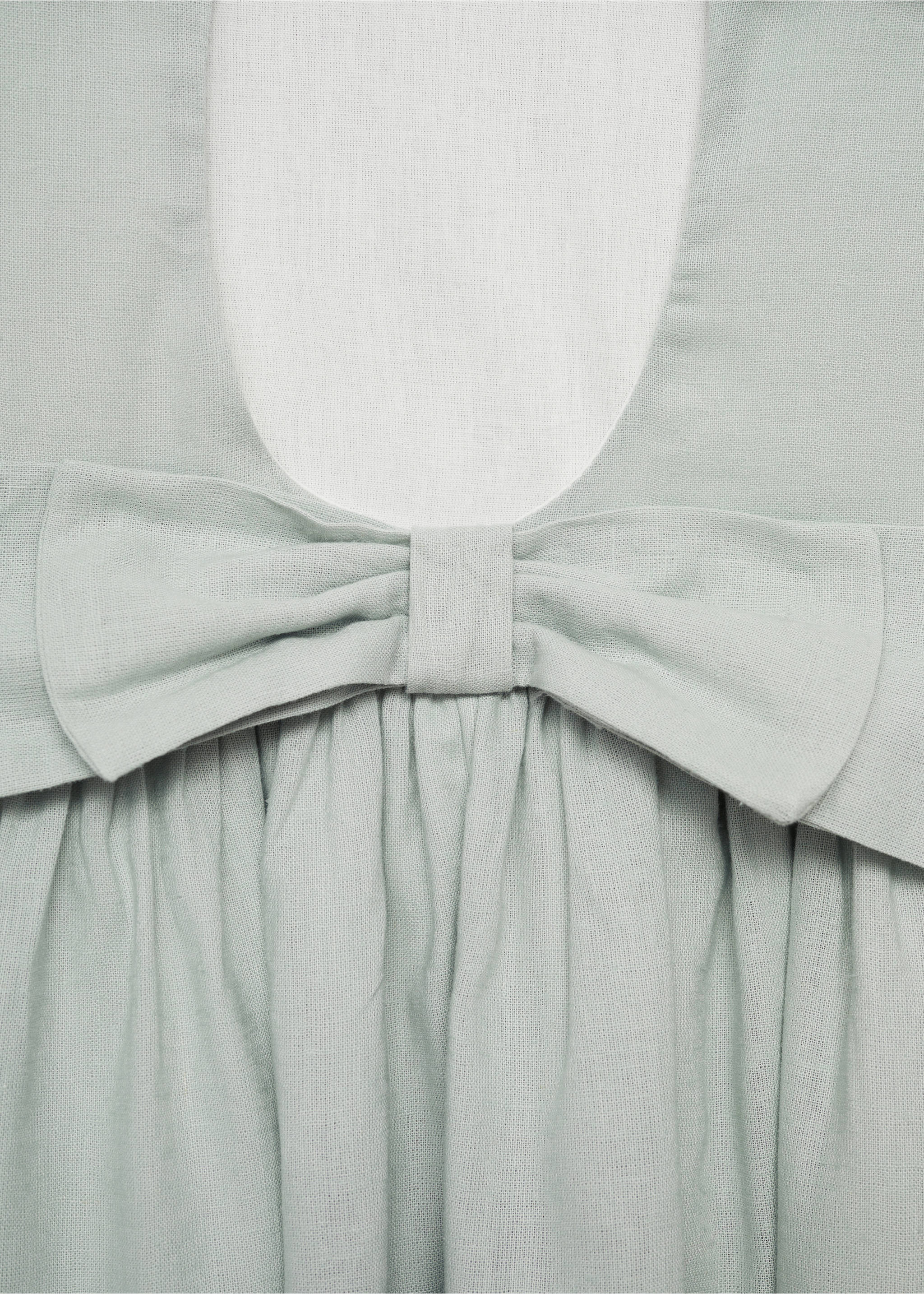 Robe lin nœud - Détail de l'article 8, Bleu. Ref: 87073634-00.