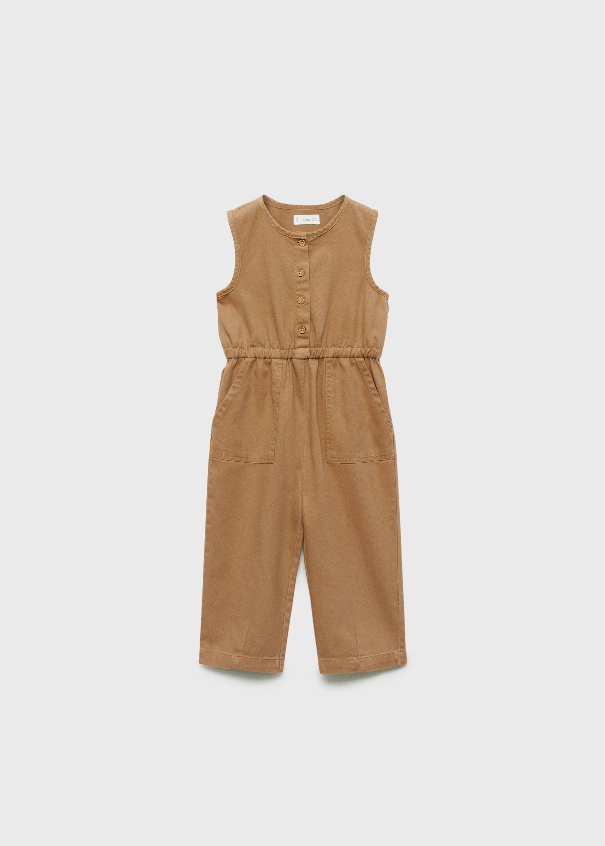 Buttoned long jumpsuit - Article without model