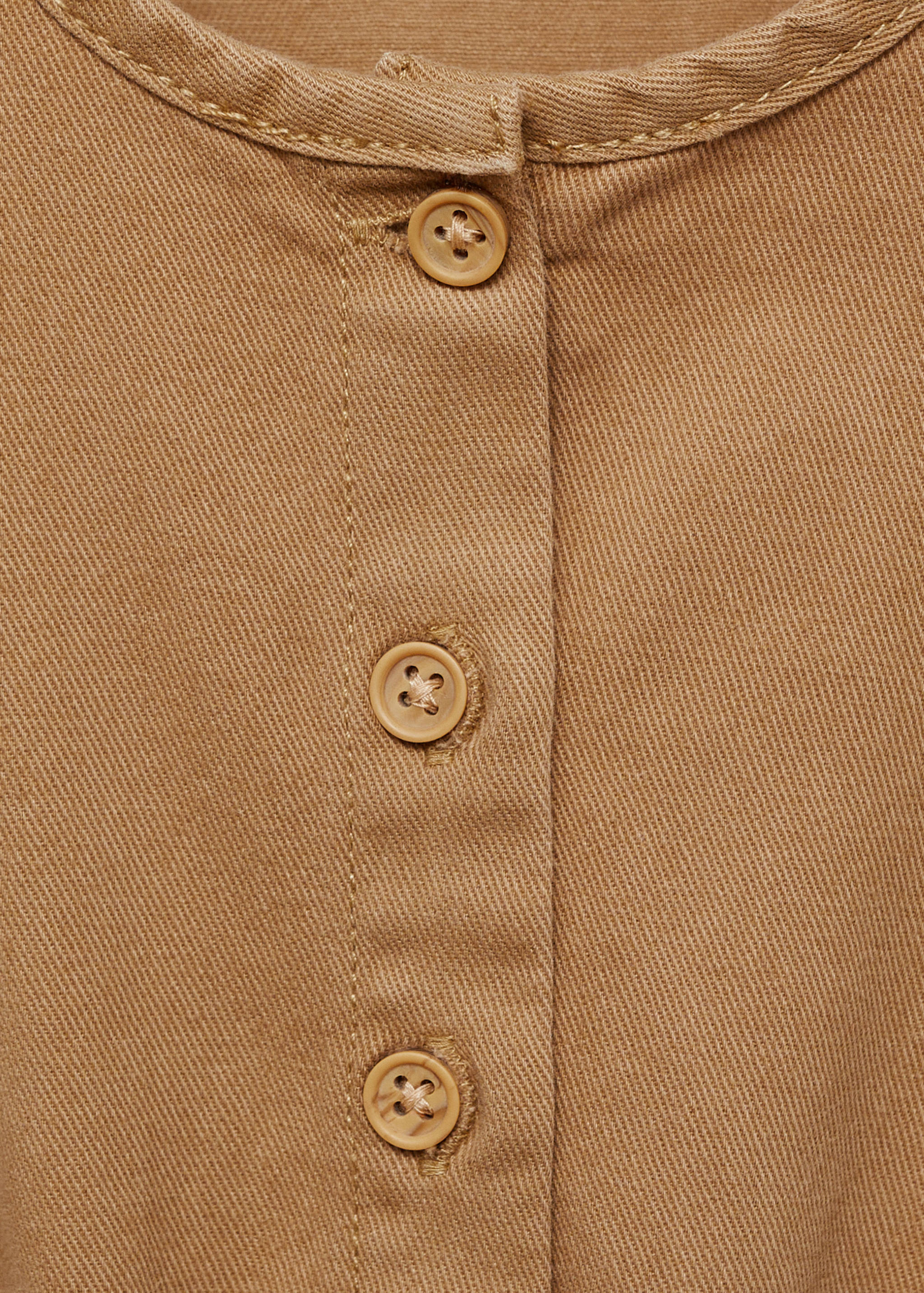 Buttoned long jumpsuit - Details of the article 8