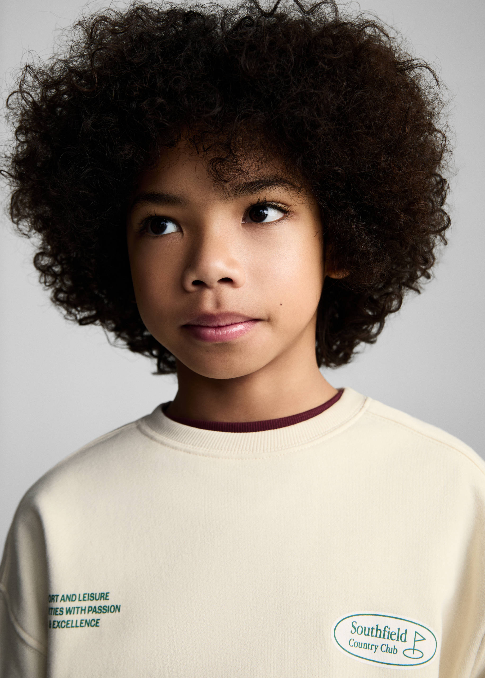 Printed cotton sweatshirt - Details of the article 1