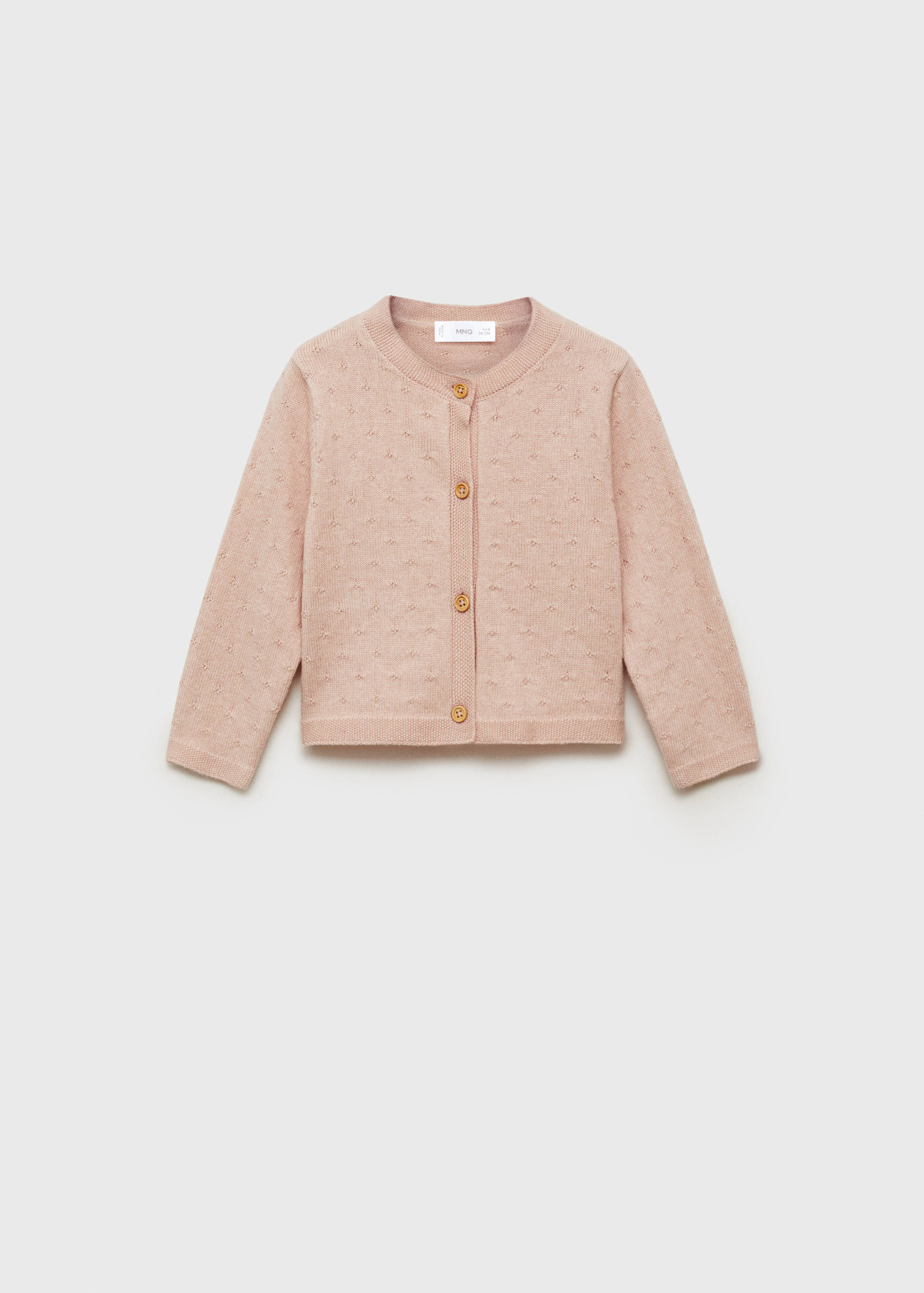 Embroidered knit cardigan - Article without model