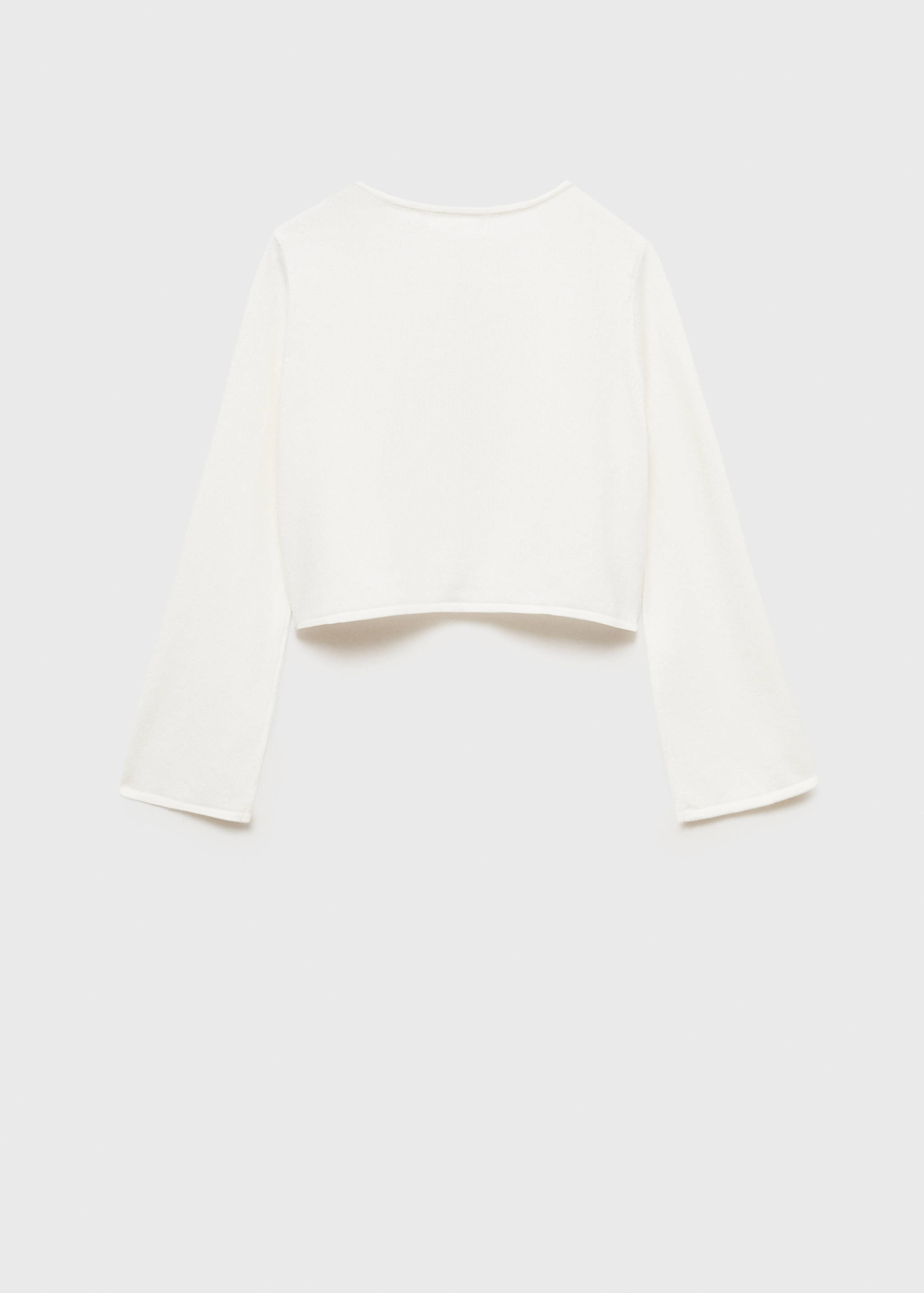 Cardigan maglia sottile cotone - Retro dell'articolo