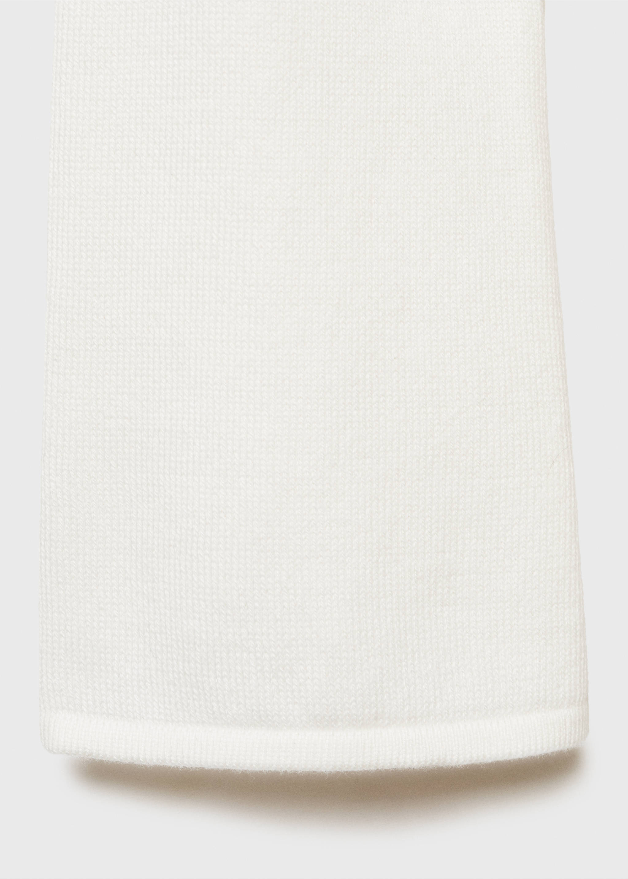 Cardigan punto fino algodón - Detalle del artículo 0, Blanco roto. Ref: 87073647-00.