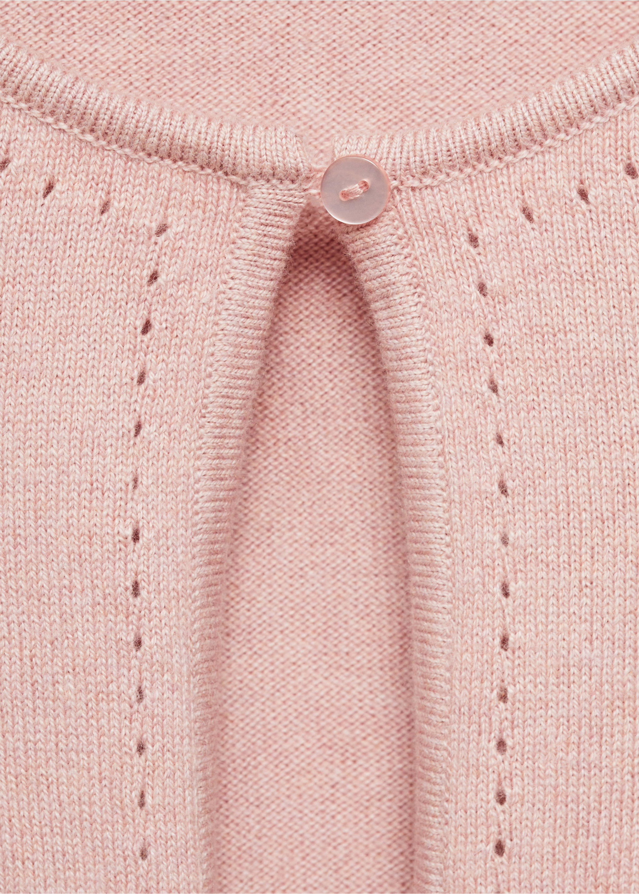 Cardigan maglia sottile cotone - Dettaglio dell'articolo 8, Rosa pallido. Ref: 87073647-00.