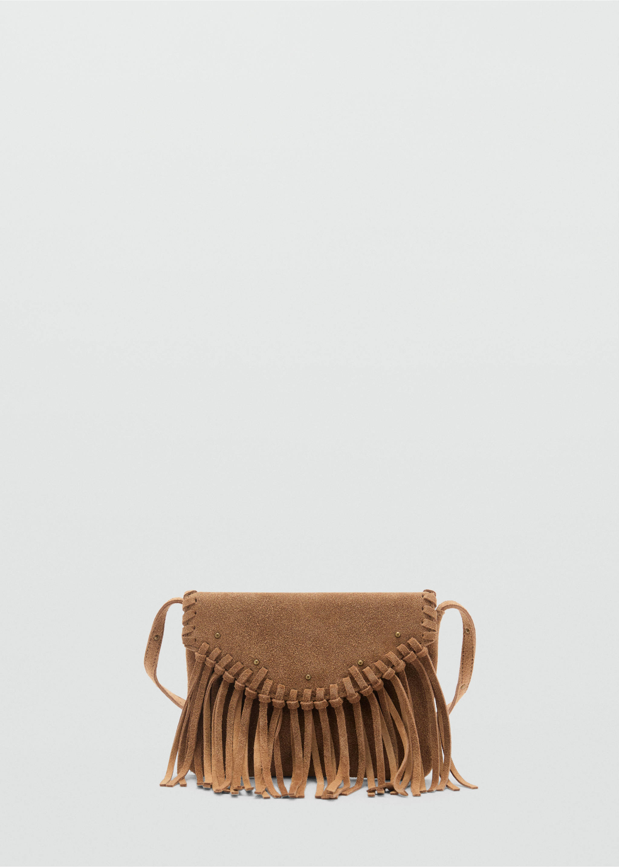 Fringe leather bag - Article without model, Medium Brown. Ref: 87073649-00.