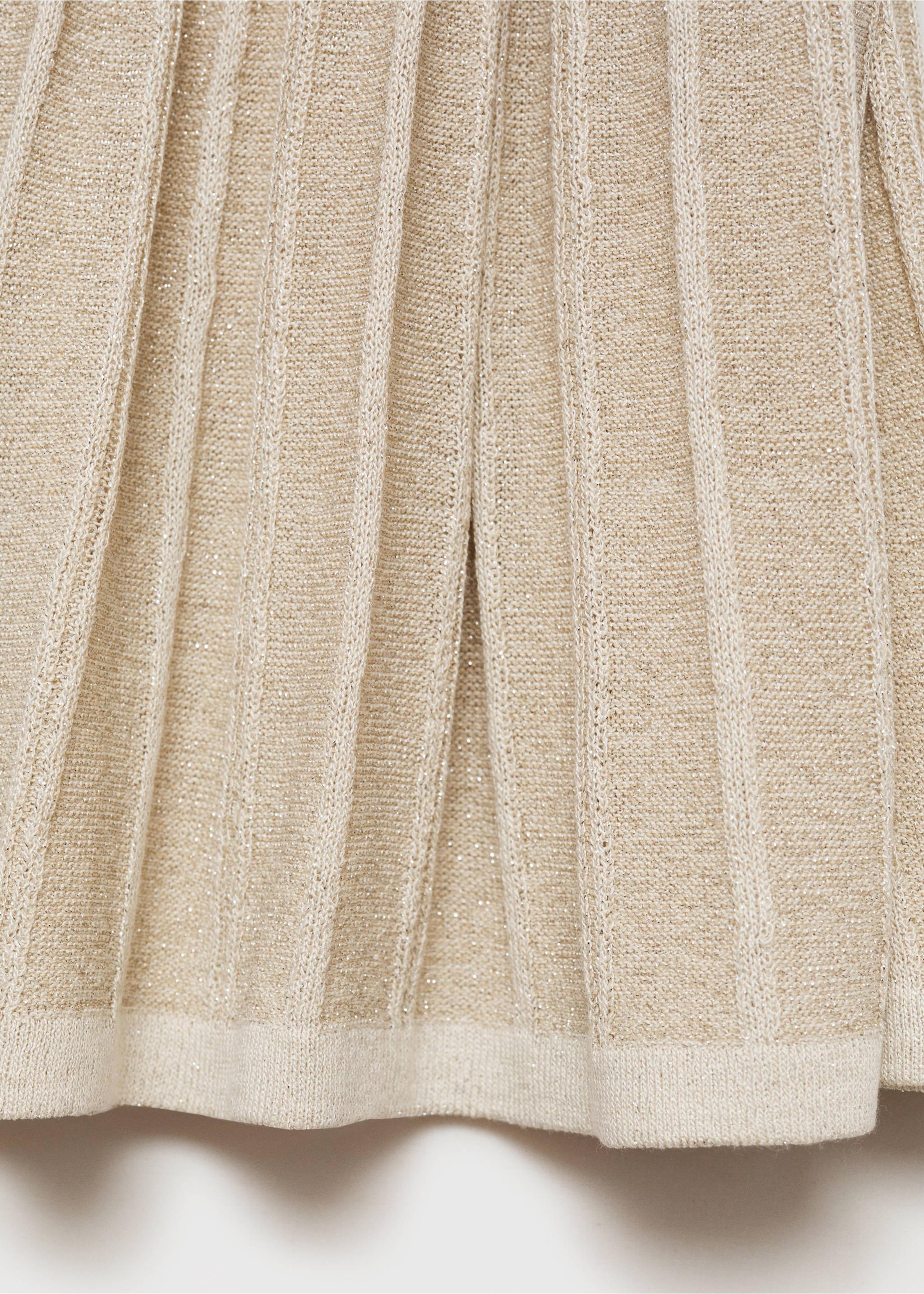 Flared knitted trousers - Details of the article 0, Gold. Ref: 87074063-00.