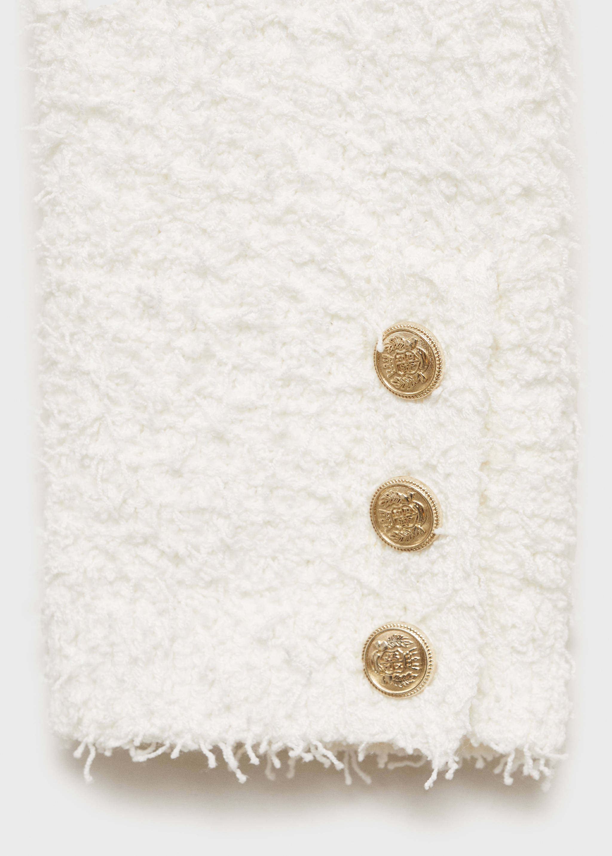 Żakiet tweedowy z ozdobnymi guzikami - Szczegóły artykułu 0