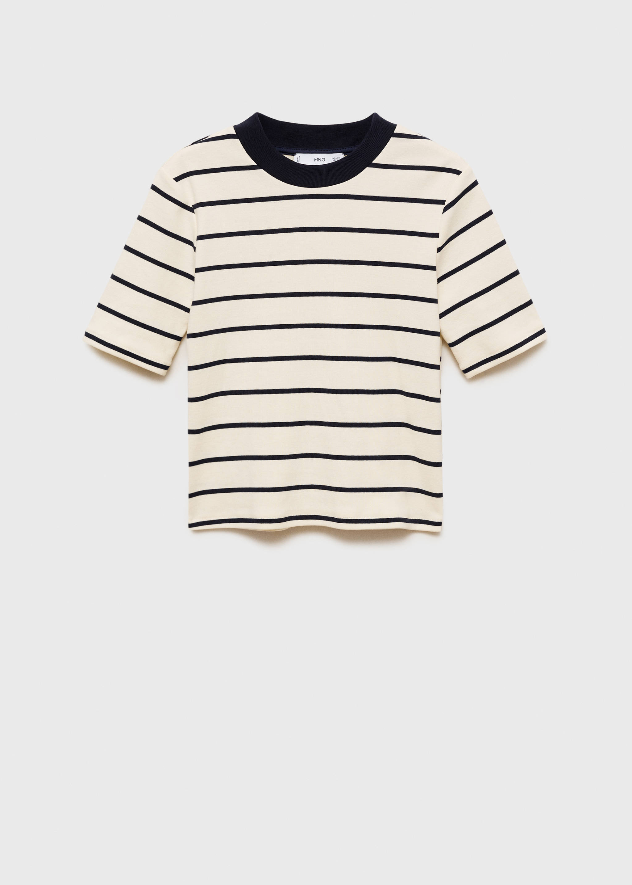Striped cotton T-shirt - Article without model