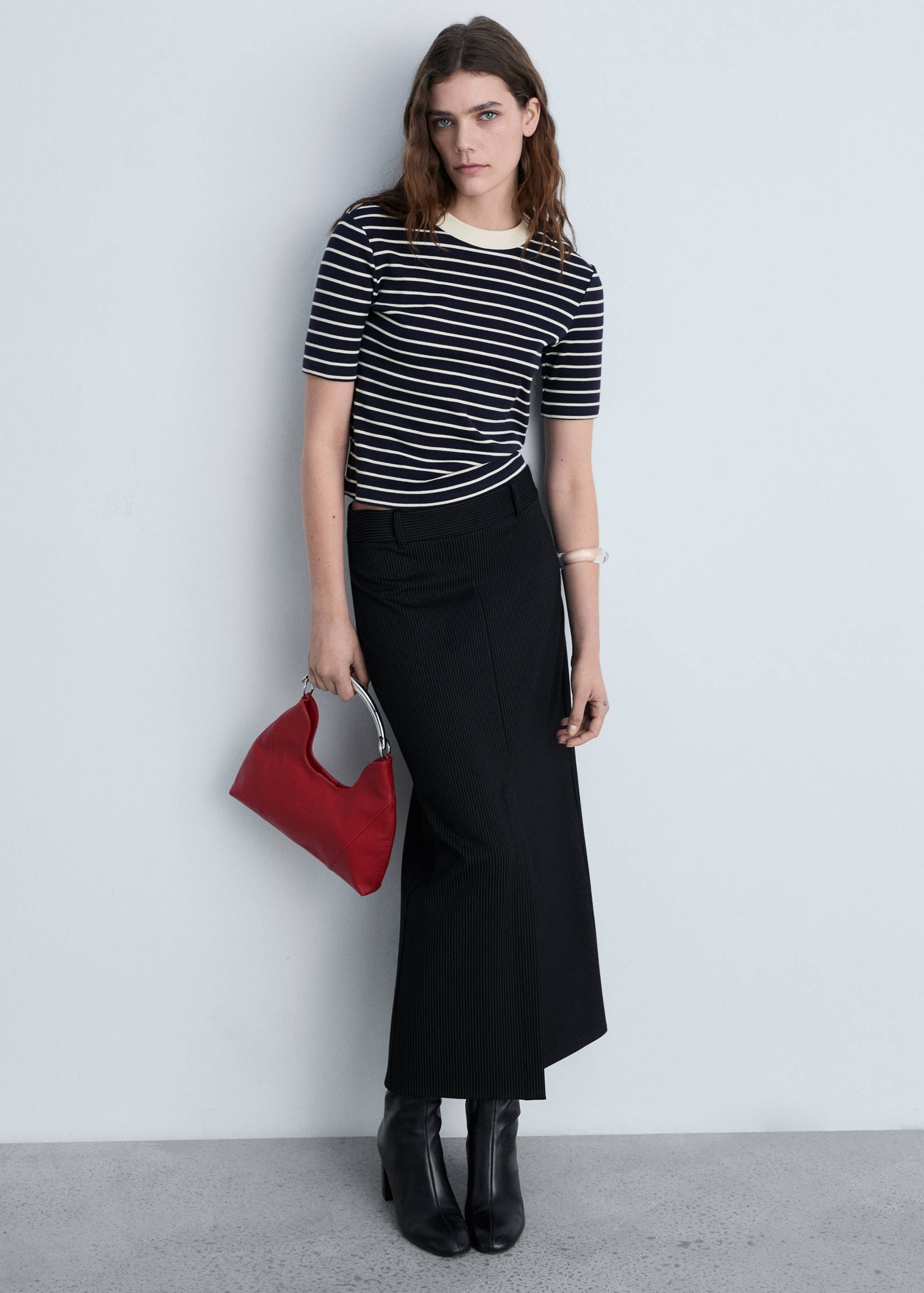 Striped cotton T-shirt - General plane