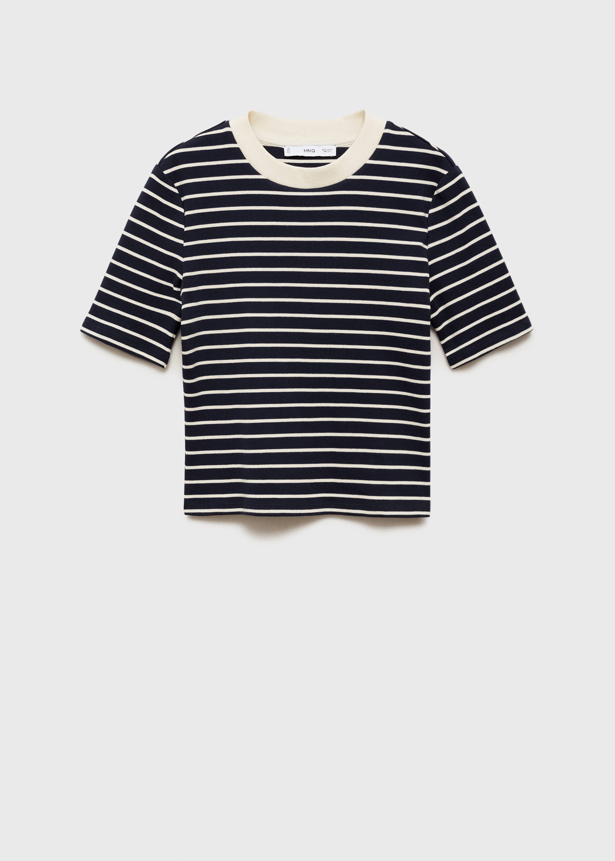Striped cotton T-shirt - Article without model