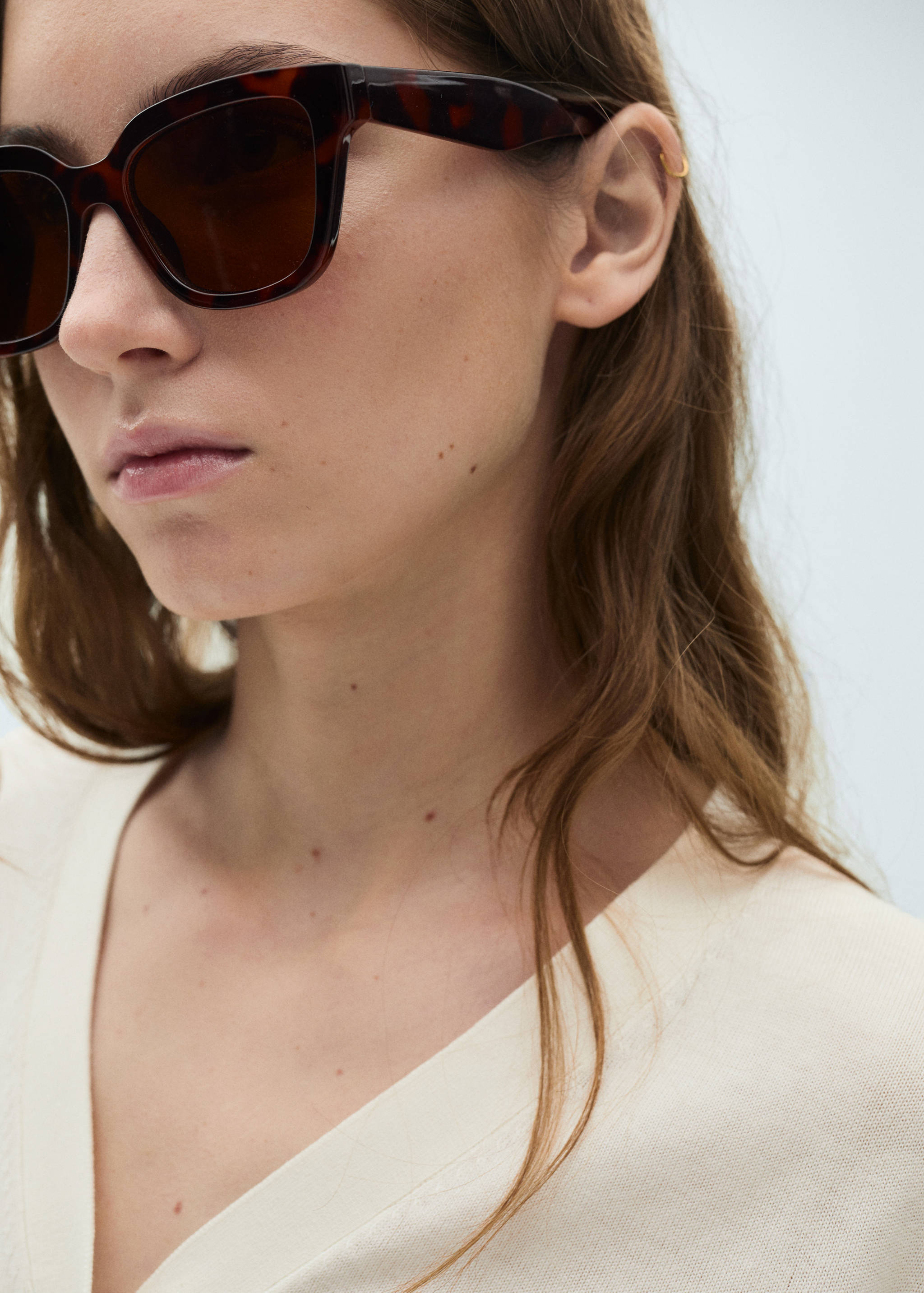 Cardigan côtelé en mélange de soie de mûrier - Détail de l'article 1