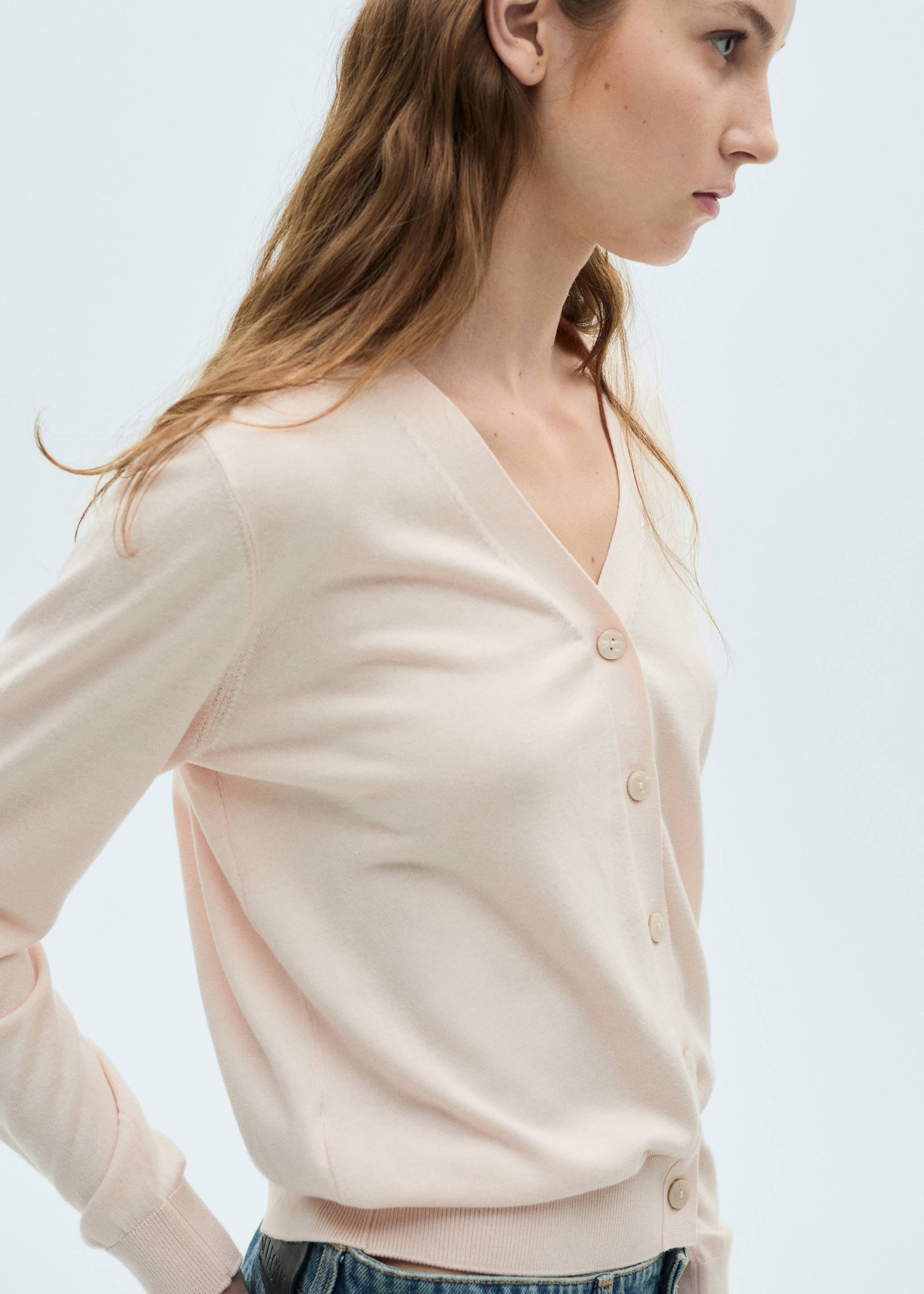 Mulberry silk-blend ribbed cardigan - Medium plane