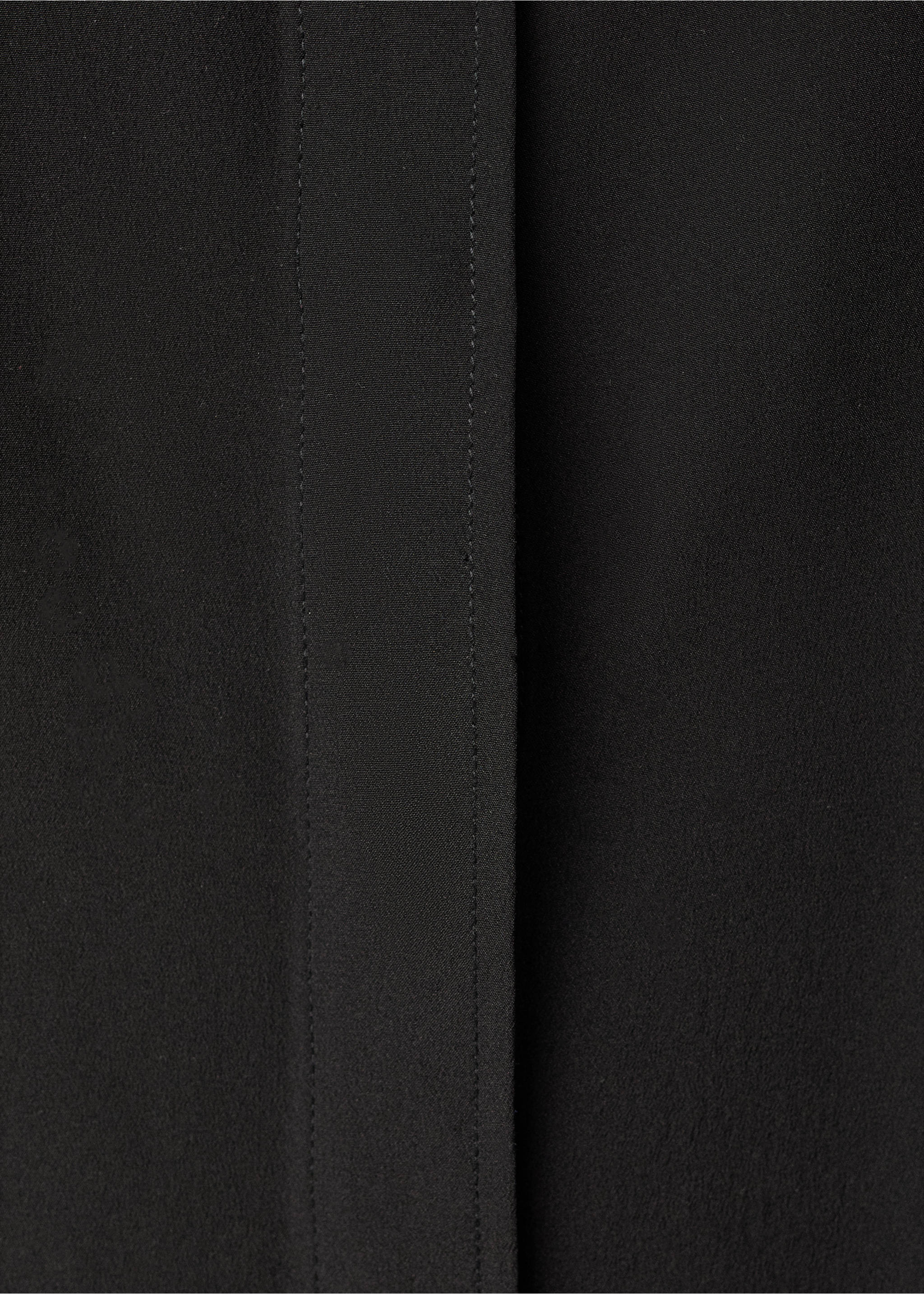 Camisa seda satinada - Detalle del artículo 0, Negro. Ref: 87074079-00.