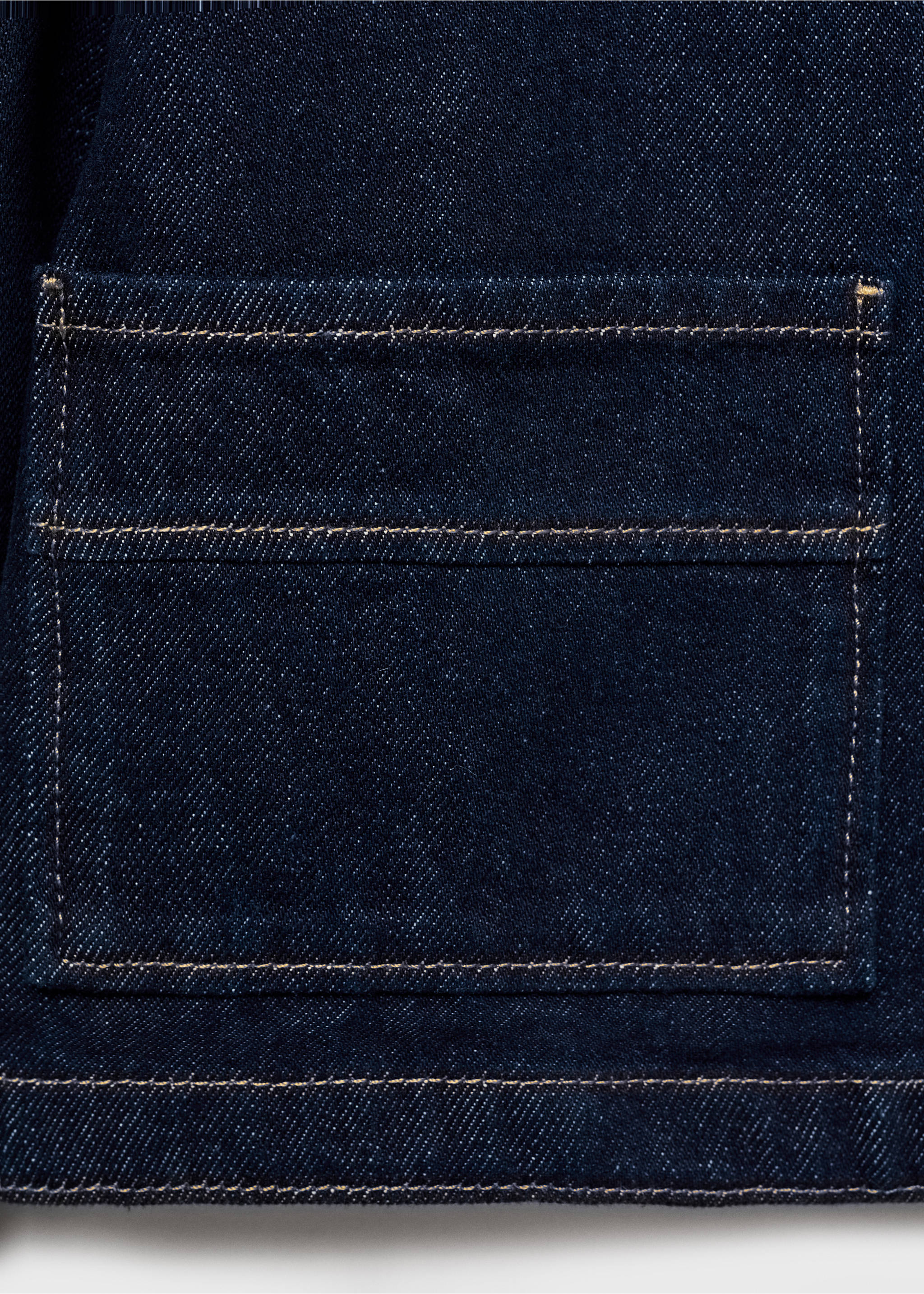 Jaqueta texana rinse wash - Detall de l'article 0, Blau. Ref: 87074082-00.