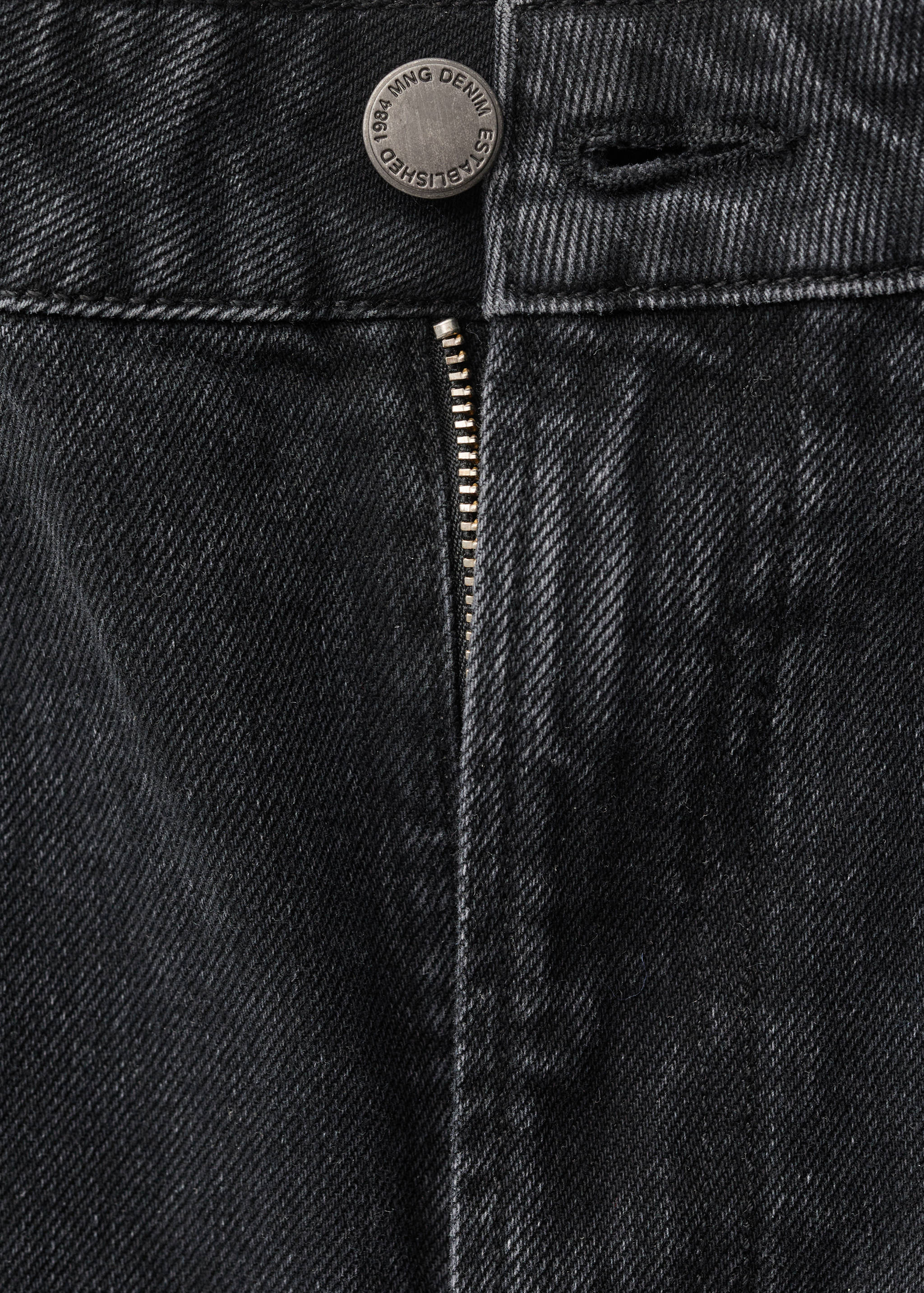 High waist straight jeans - Details of the article 8