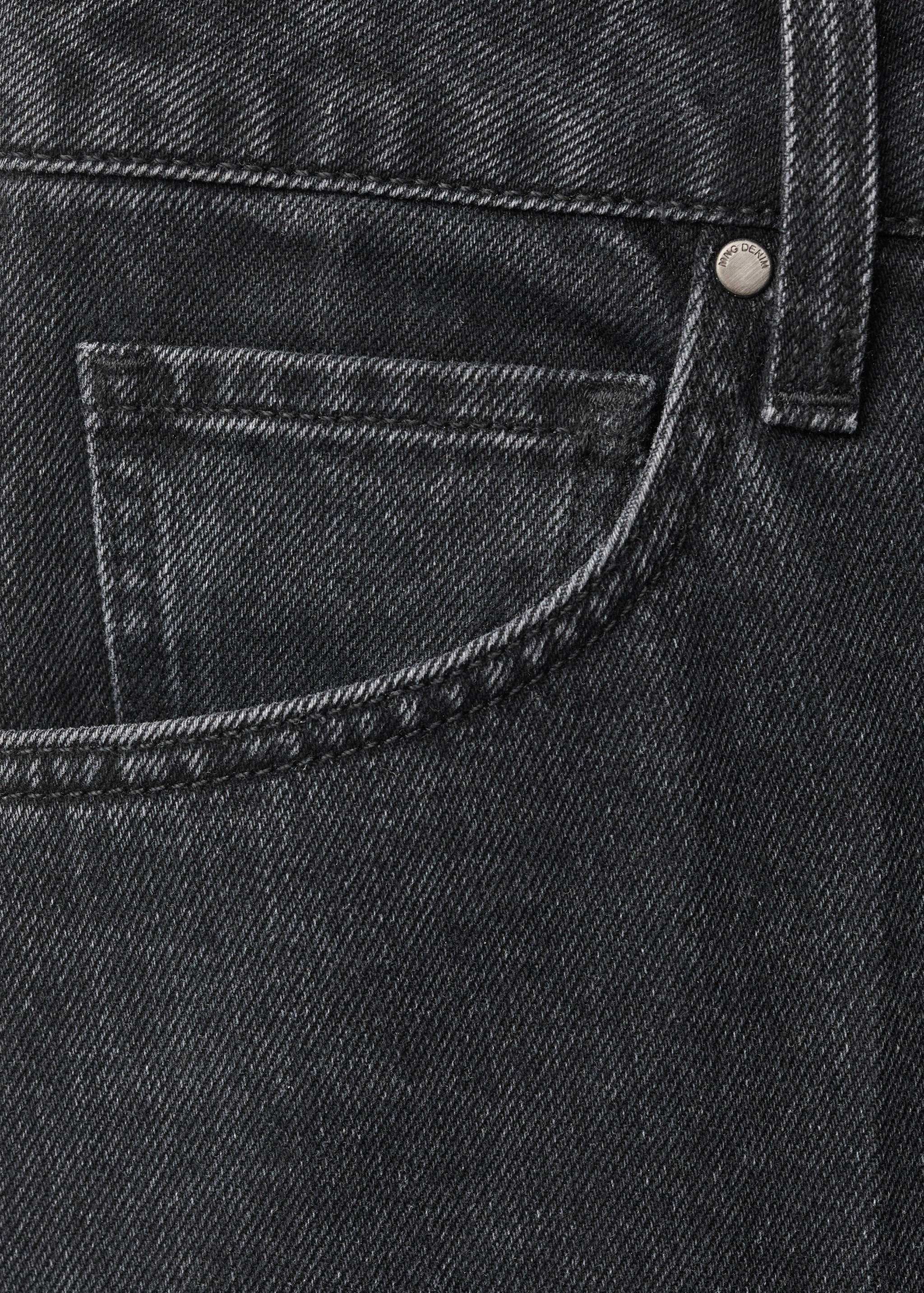 High waist straight jeans - Details of the article 0