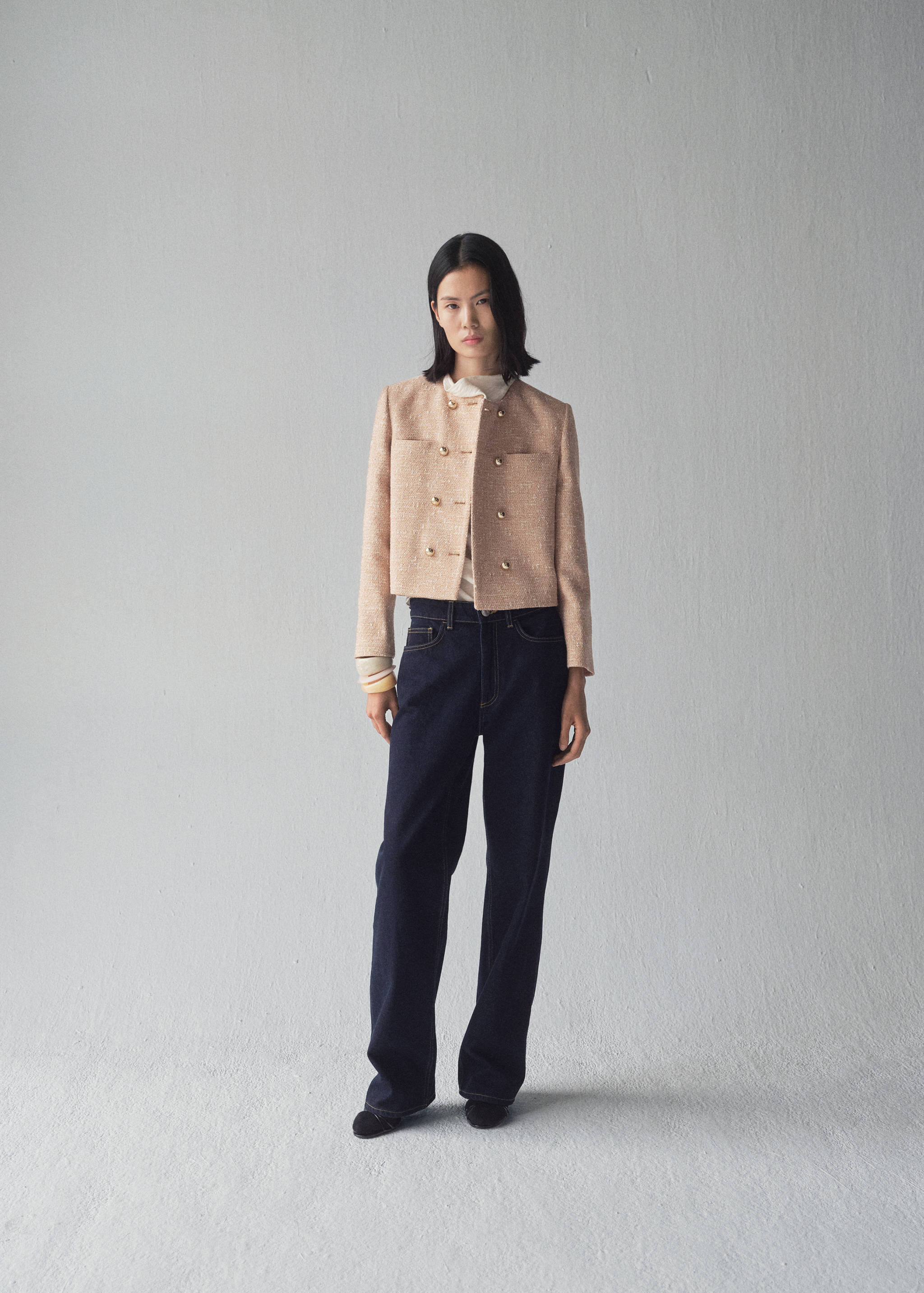 Doppelreihige Tweedjacke - Allgemeine Ansicht