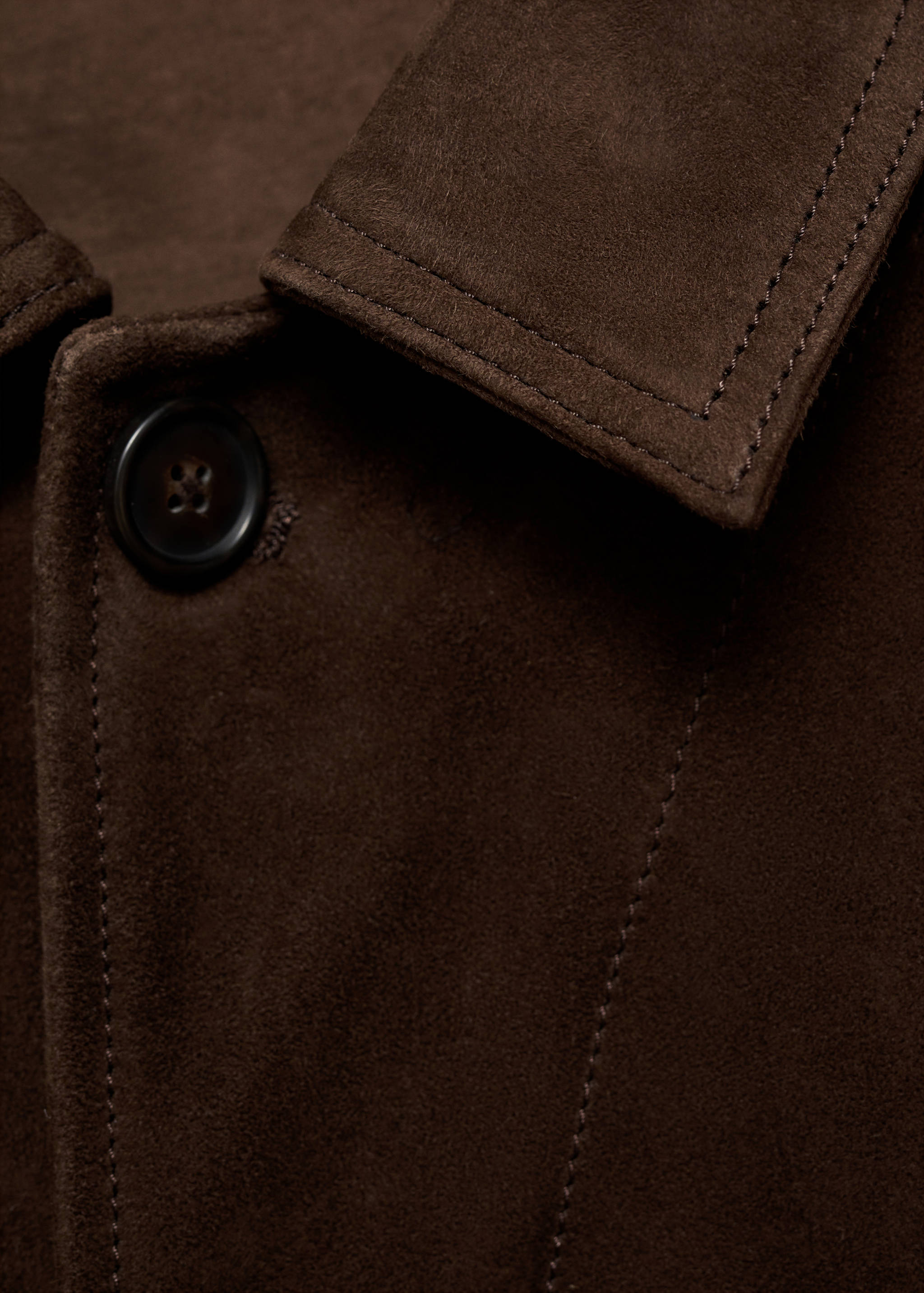 Suede jacket with pockets - Details of the article 8