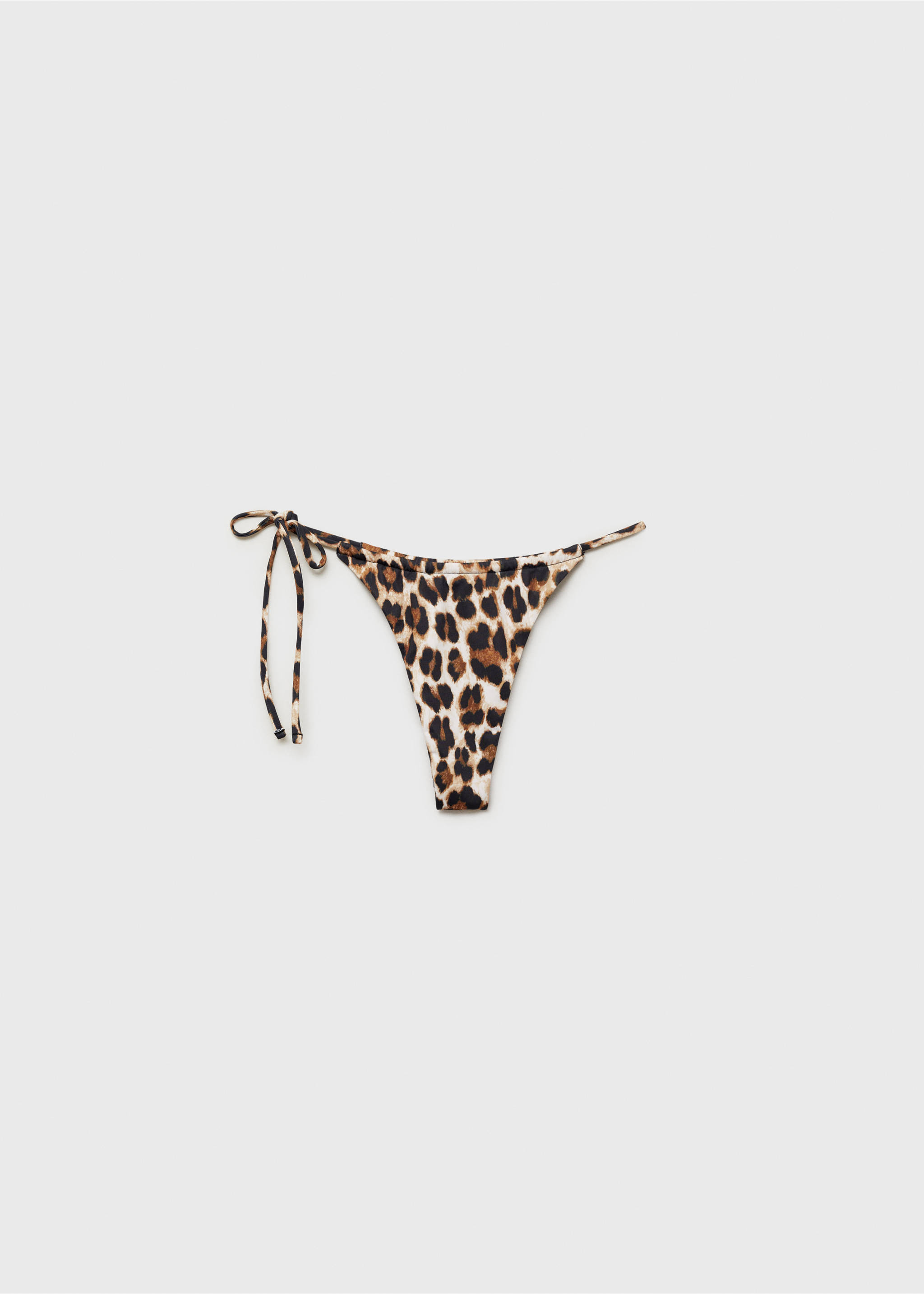 Bikini-Top mit Animal Print - Artikel ohne Model, Braun. Ref: 87074392-00.