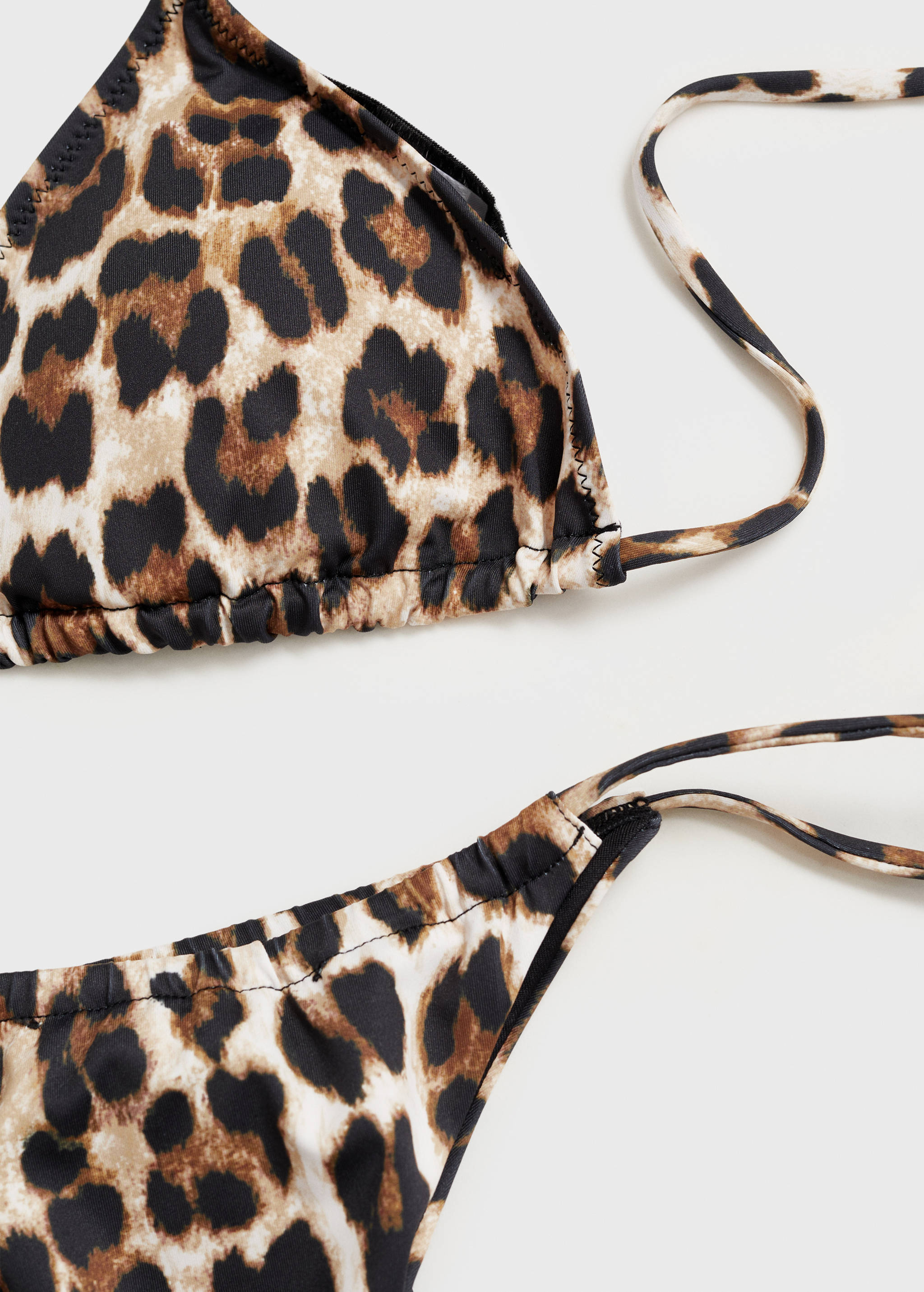 Bikini-Top mit Animal Print - Detail des Artikels 0
