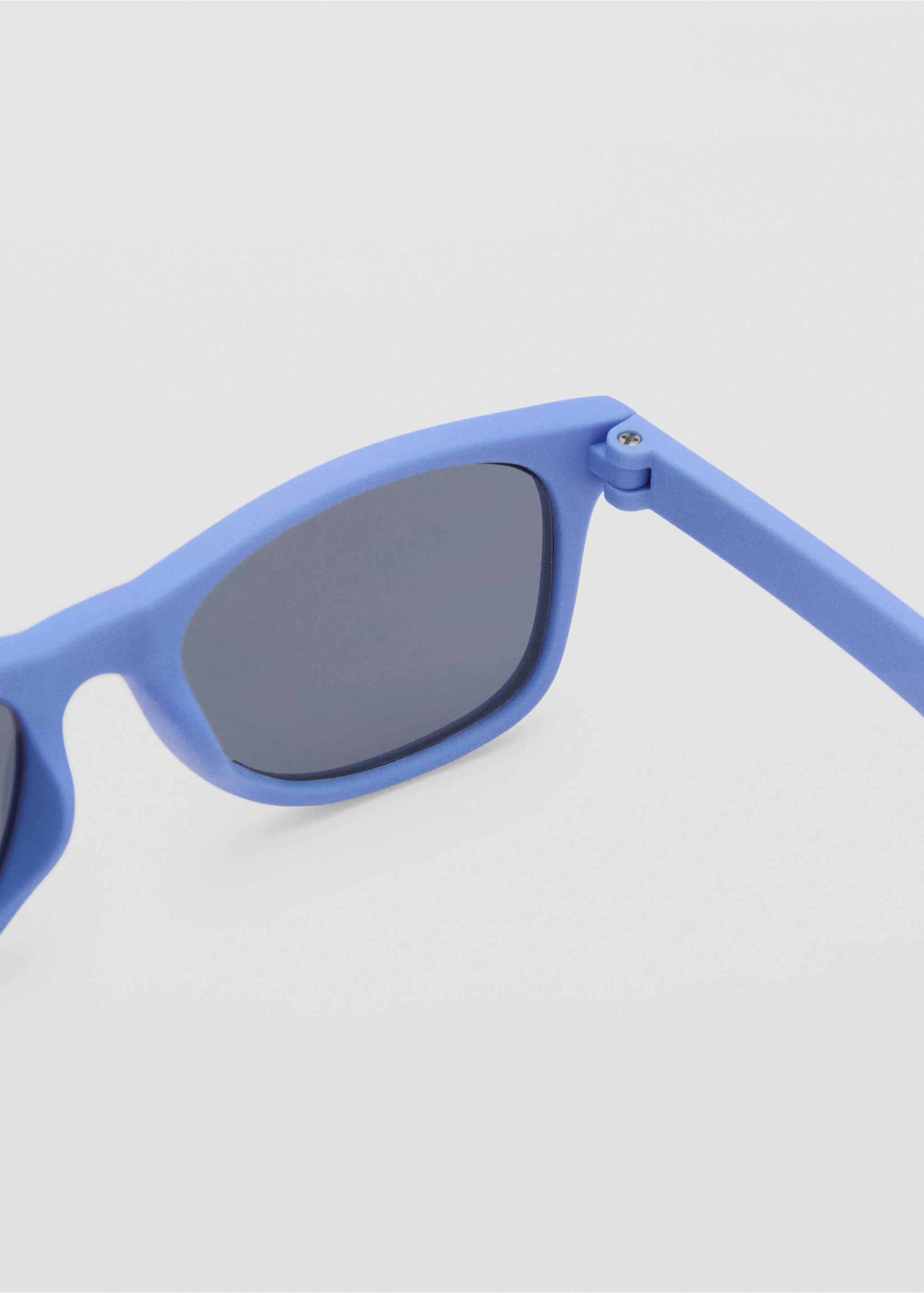 Rectangular sunglasses - Details of the article 1, Blue. Ref: 87074394-00.